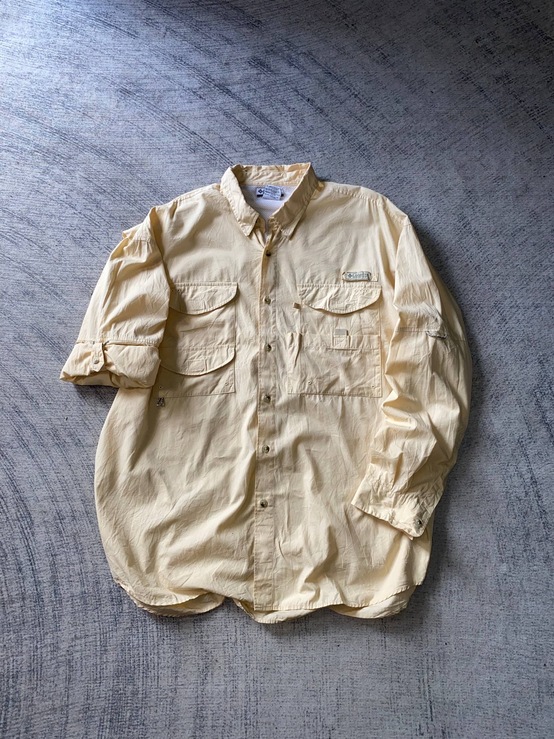 Columbia Columbia PFG Outdoor Fishing Cargo Pocket Shirt Size US XL / EU 56 / 4 - 8 Thumbnail