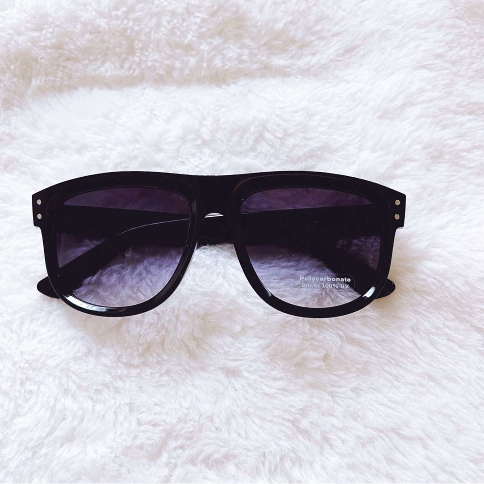 Other Stella Black & Purple Classic Sunglasses Size ONE SIZE - 1 Thumbnail