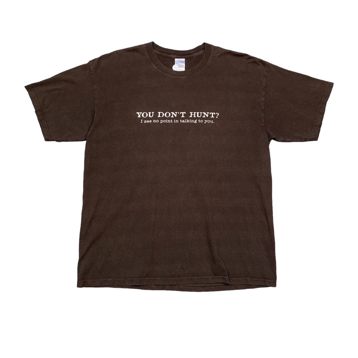 Vintage Vintage Y2K Sarcasm Wording T Shirt Size US XL / EU 56 / 4 - 1 Thumbnail
