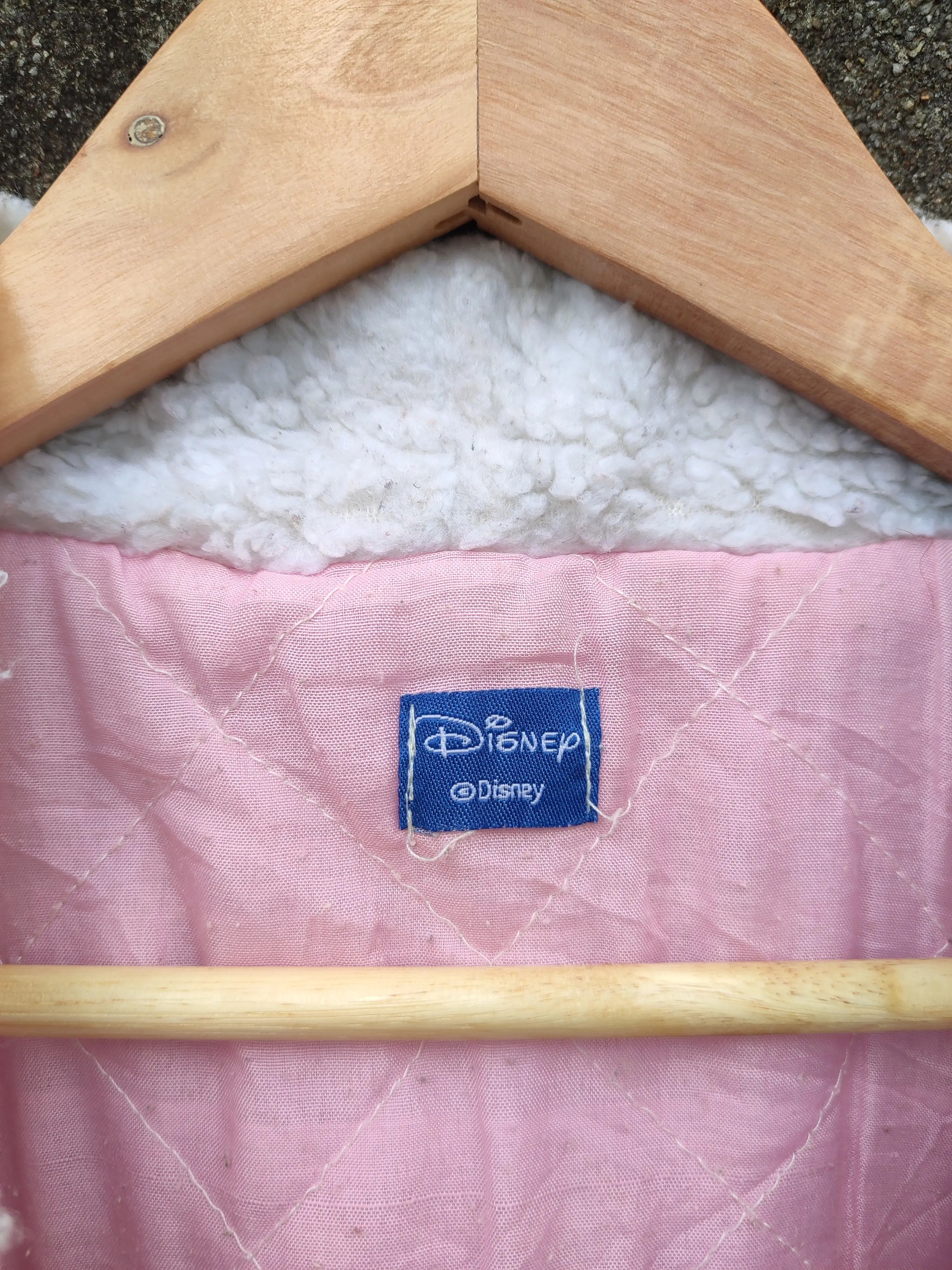 Disney × Japanese Brand Vintage Disney Minnie Mouse Pink Hanten Jacket Fleece Lined Size US L / EU 52-54 / 3 - 11 Thumbnail