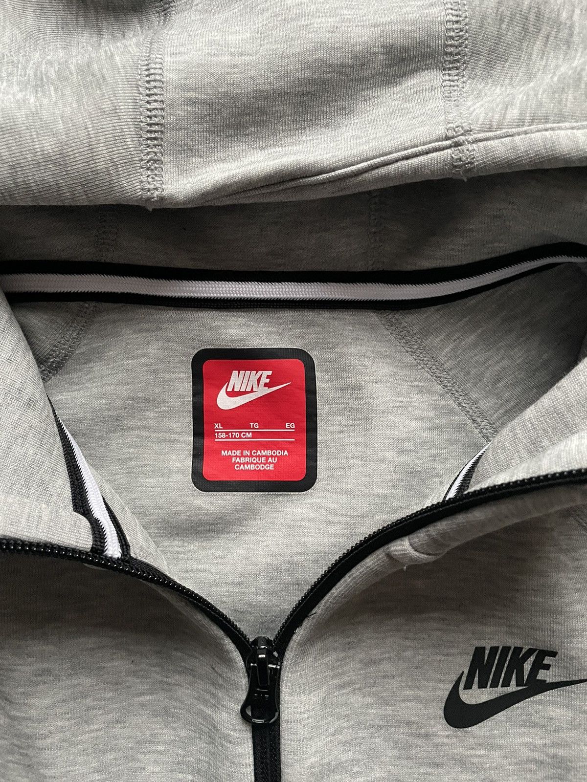 Nike Jacket Nike Tech Fleece Grej Size US XS / EU 42 / 0 - 5 Thumbnail