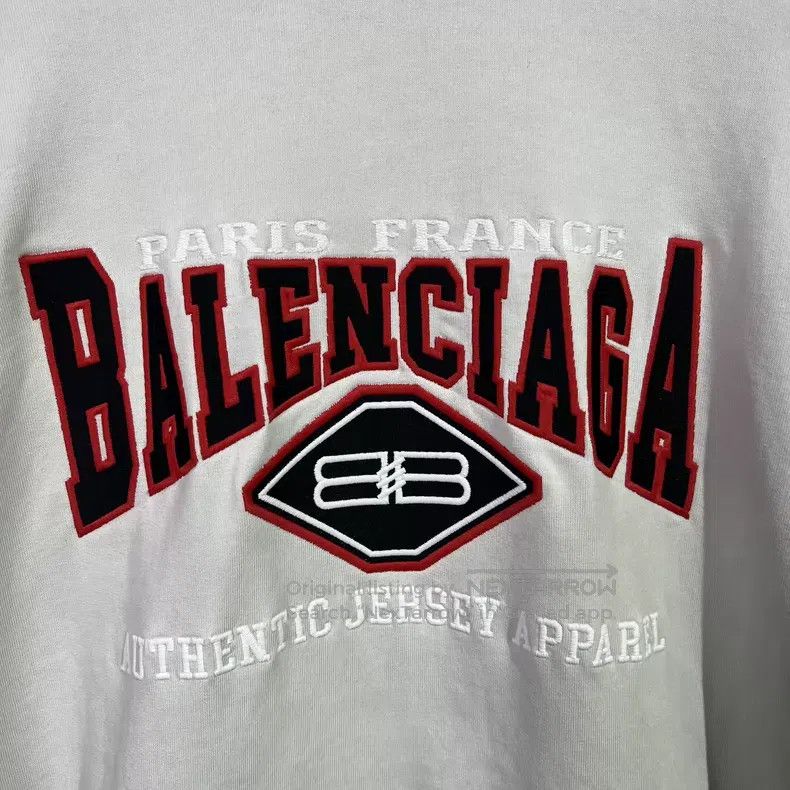 Balenciaga Balenciaga Double B Bat Embroidered Hoodie Size US XS / EU 42 / 0 - 3 Thumbnail