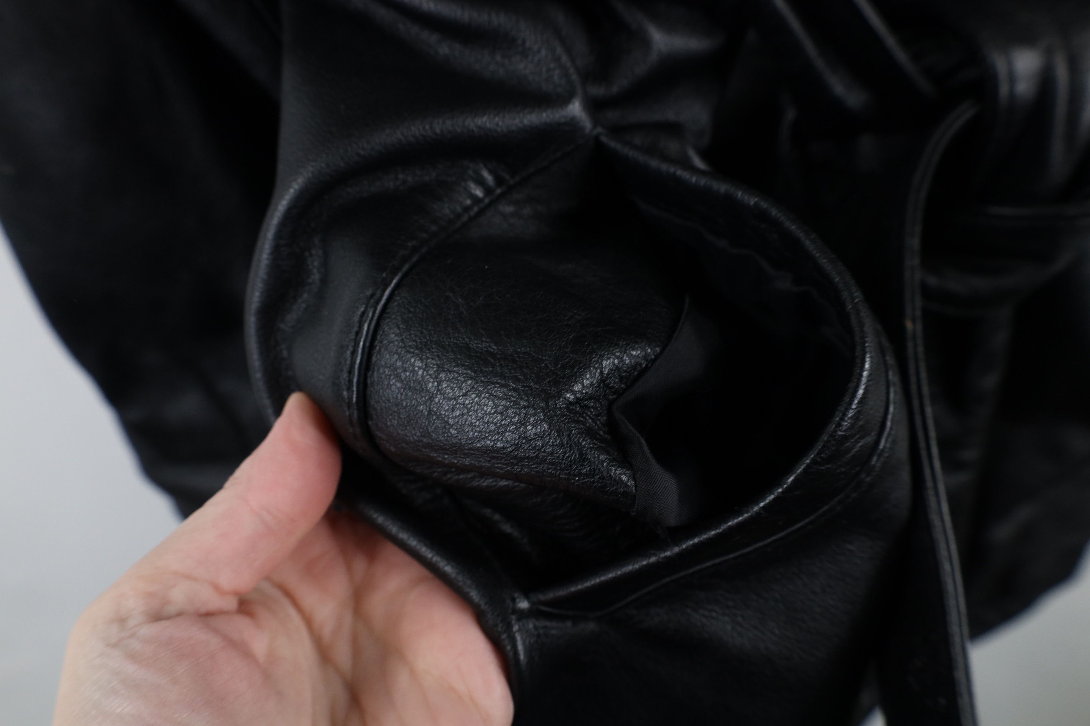 Vintage Vintage 90s Streetwear Full Zip Leather Trench Coat Jacket Size US M / EU 48-50 / 2 - 5 Thumbnail