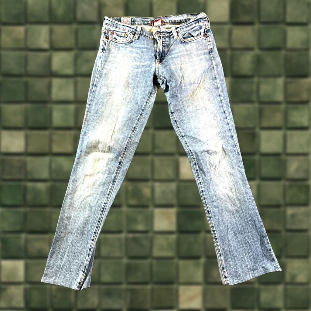 Lucky Brand Lucky Brand Sundown Straight Jeans Women's Blue 4/27 Denim Cotton Retro 90s Vintage Size 27" / US 4 / IT 40 - 1 Thumbnail