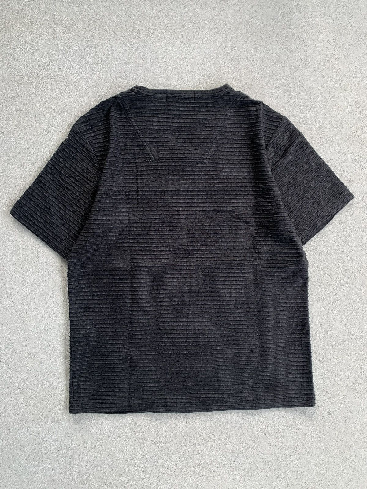 Issey Miyake Pleate Please Issey Style Japanese Textured Tee Size US M / EU 48-50 / 2 - 8 Thumbnail