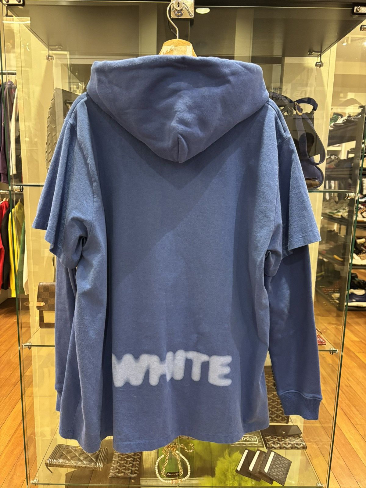 Off-White Off-White Layered Blurred Hoodie Size US S / EU 44-46 / 1 - 2 Thumbnail