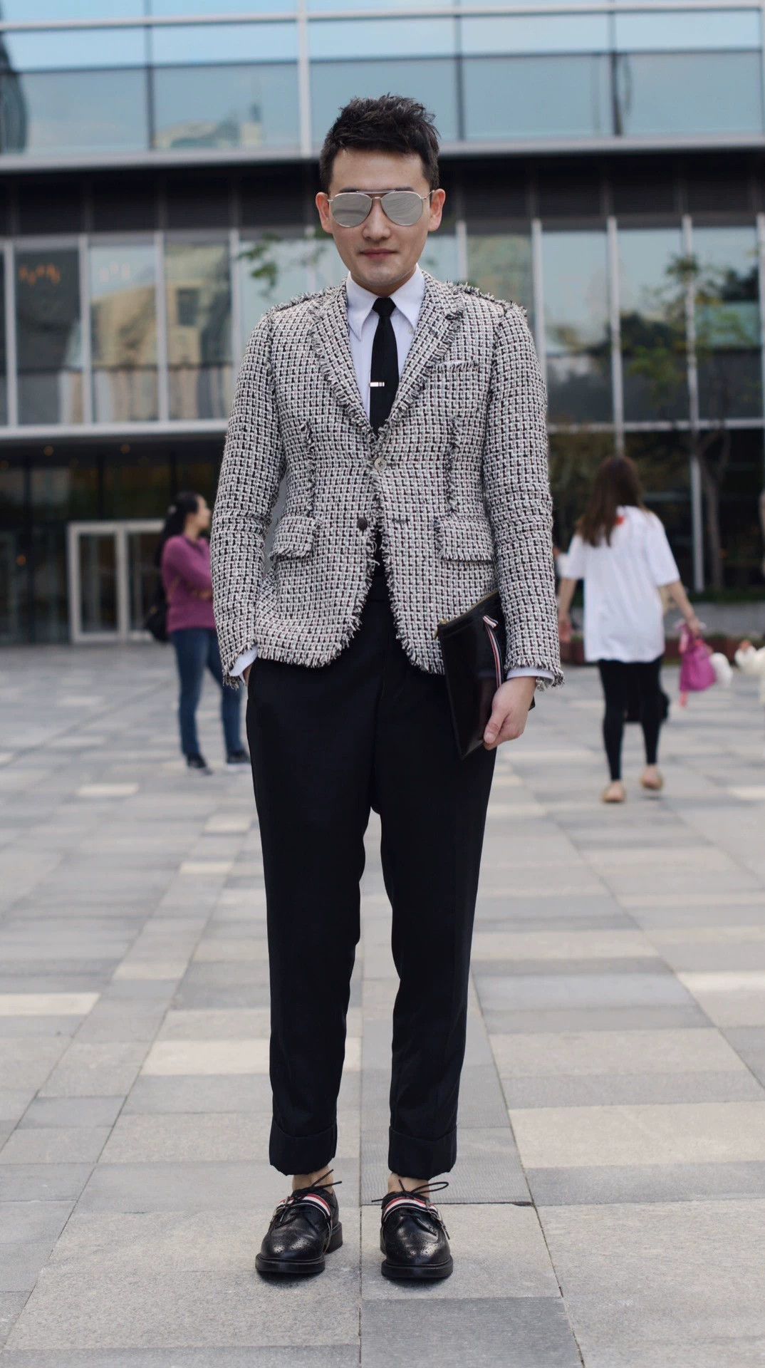 Thom Browne Thom Browne Runway Frayed Slim Suit Chanel-esque S1/S2 Size US S / EU 44-46 / 1 - 8 Thumbnail