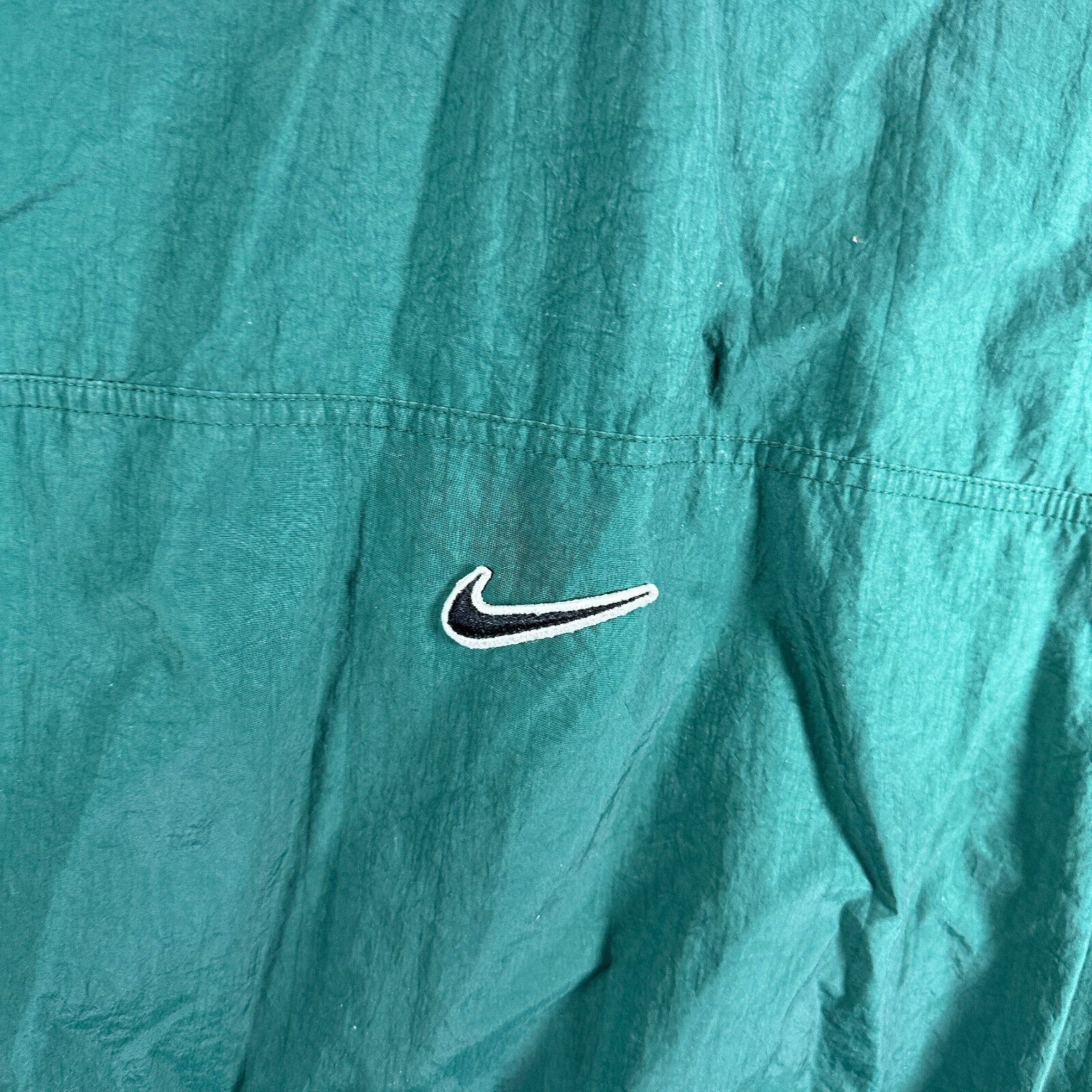 Nike Vintage Nike Jacket Center Swoosh Size XXL Green Yellow Size US XXL / EU 58 / 5 - 2 Thumbnail