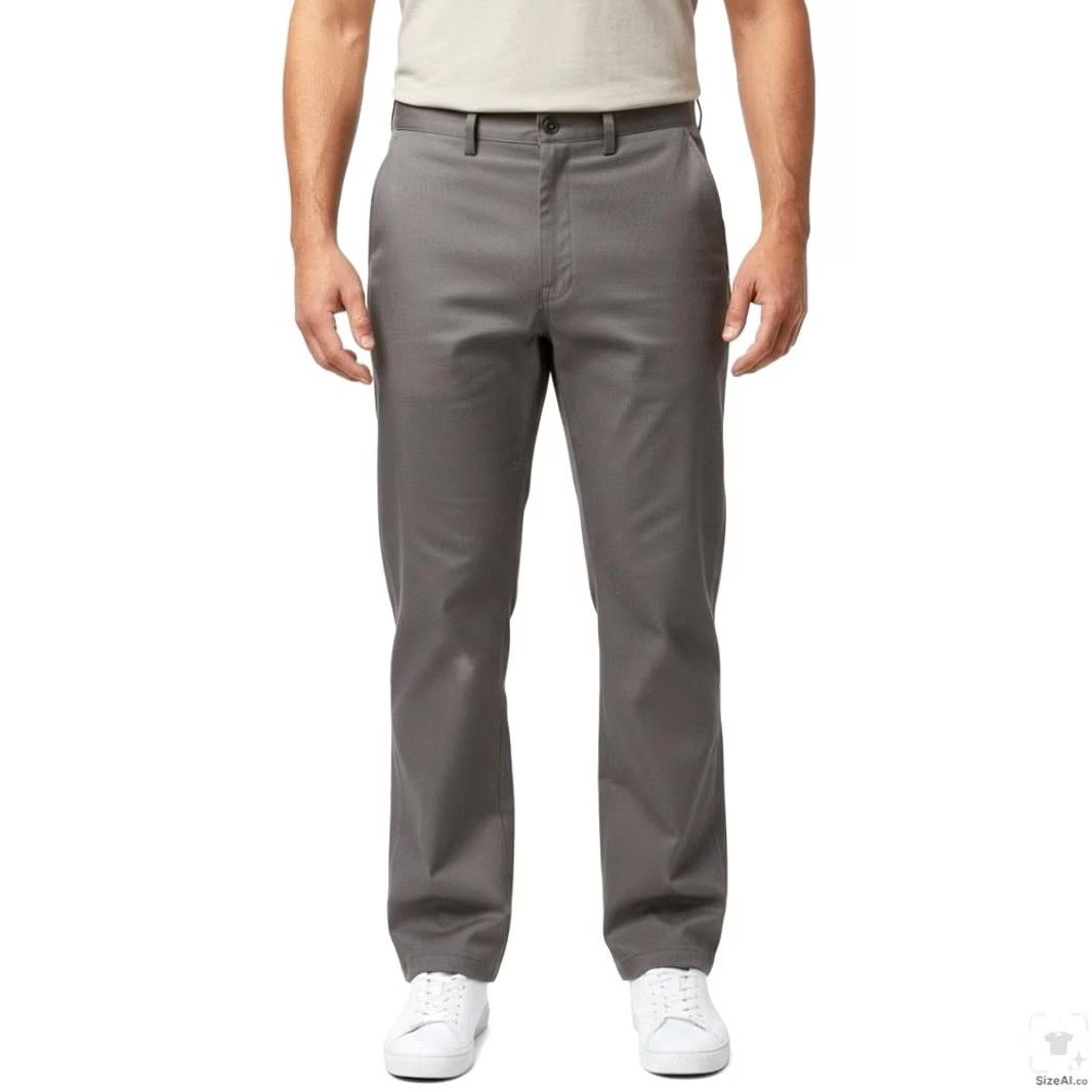 Dickies Dickies Pants Boys XL Chino Twill Gray 40x30 Regular Zip Front Pockets Logo Vintage No Mens Boys 40in 30in Size US 36 / EU 52 - 4 Thumbnail
