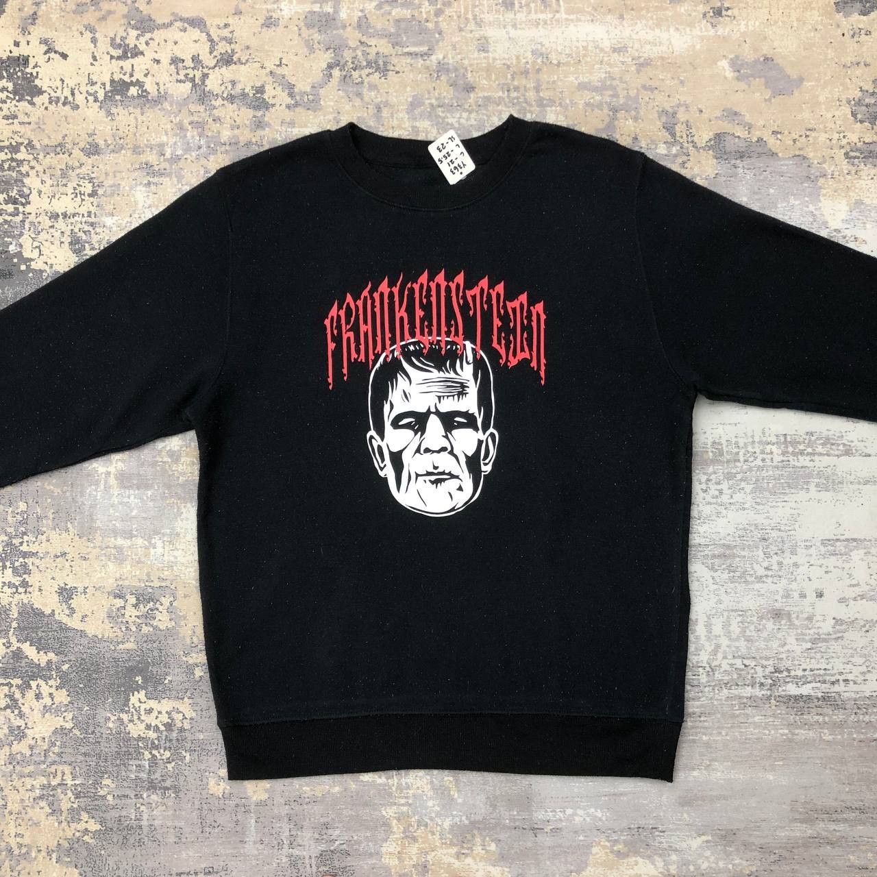 Japanese Brand × Vintage Y363 HORROR MOVIE FRANKENSTEIN LOGO SWEATSHIRT Size US M / EU 48-50 / 2 - 2 Thumbnail