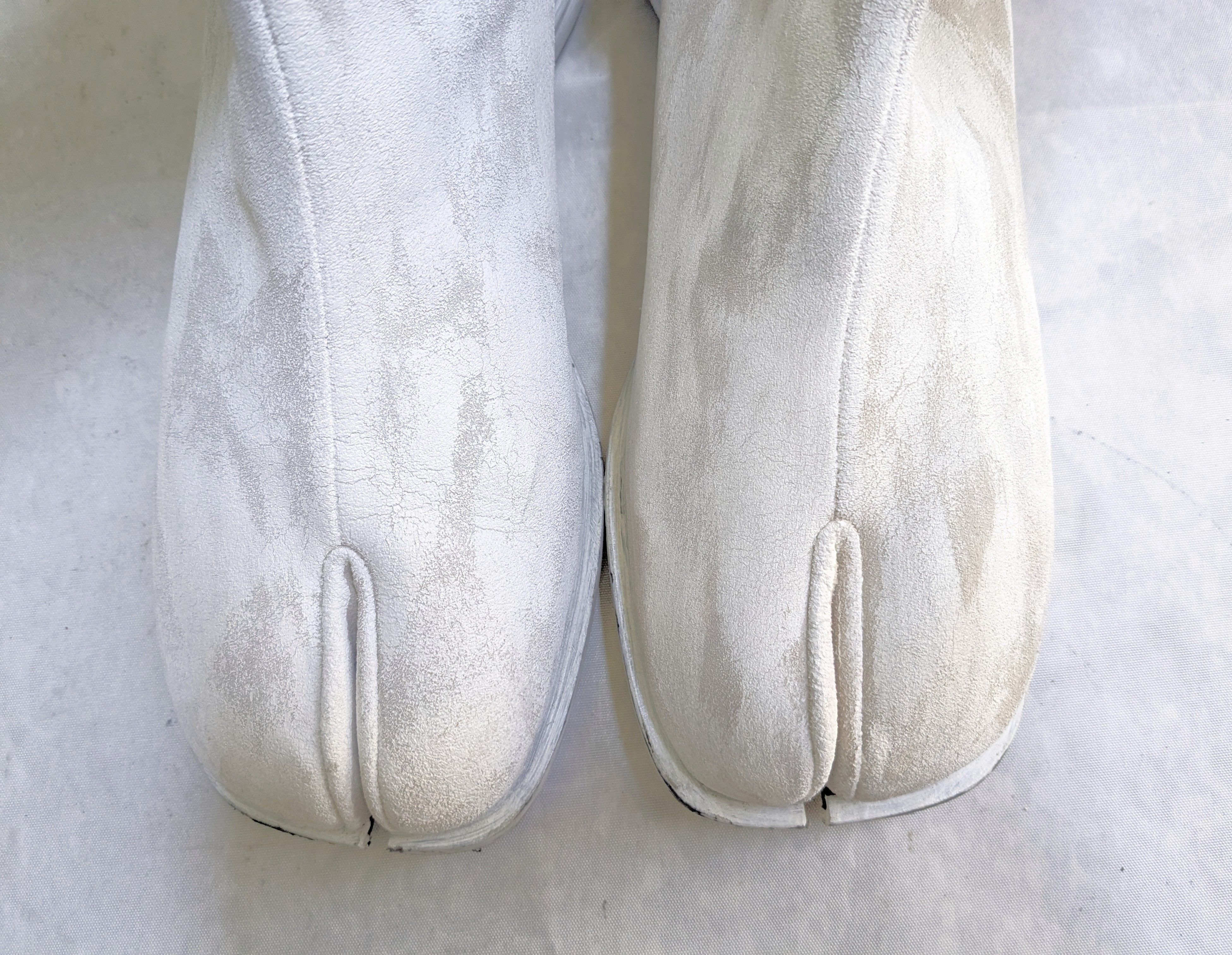 Maison Margiela Maison Margiela Tabi Boots White 11 44 Paint Leather Size US 11 / EU 44 - 4 Thumbnail
