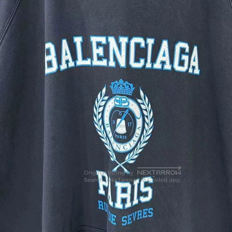 Balenciaga Balenciaga Crown Wheat Sleeveless Hoodie. Size US XXL / EU 58 / 5 - 5 Thumbnail