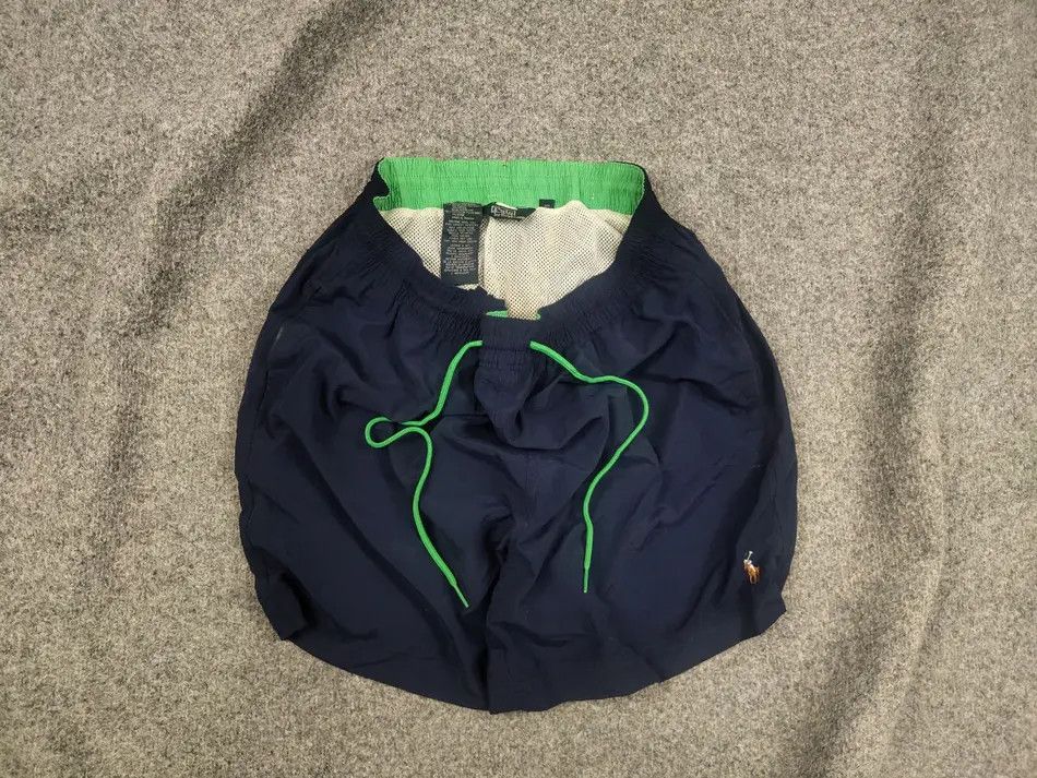 Polo Ralph Lauren Vintage Polo Ralph Lauren Blue nylon Casual shorts Y2K Style Size US 34 / EU 50 - 1 Thumbnail