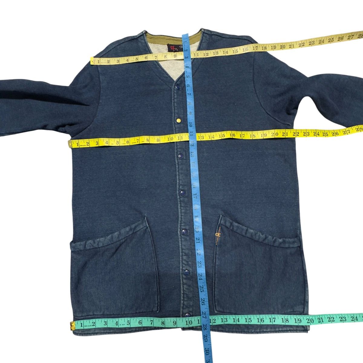 45rpm 45rpm Indigo Dyed Sweat Cardigan Size US M / EU 48-50 / 2 - 16 Thumbnail