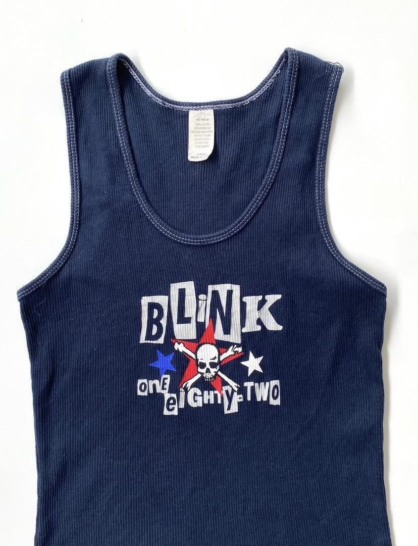 Band Tees Vintage 00s Blink-182 tank tops large Size L / US 10 / IT 46 - 2 Thumbnail