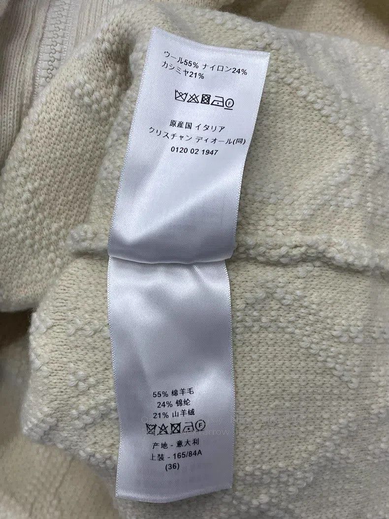 Dior Dior White plush hooded zipper jacket Size XS / US 0-2 / IT 36-38 - 5 Thumbnail