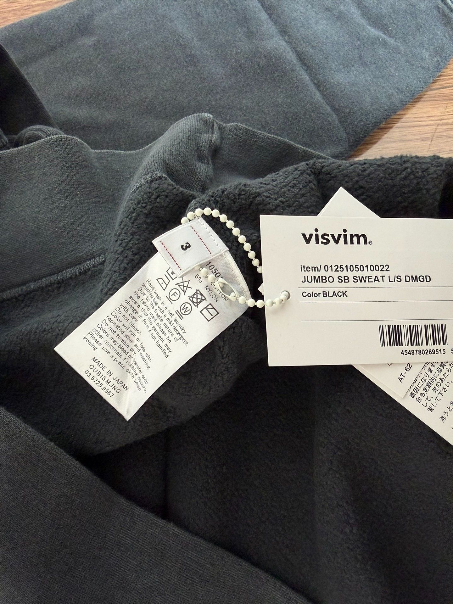 Visvim VISVIM 25SS JUMBO SB SWEAT L/S DMGD Size US L / EU 52-54 / 3 - 3 Thumbnail