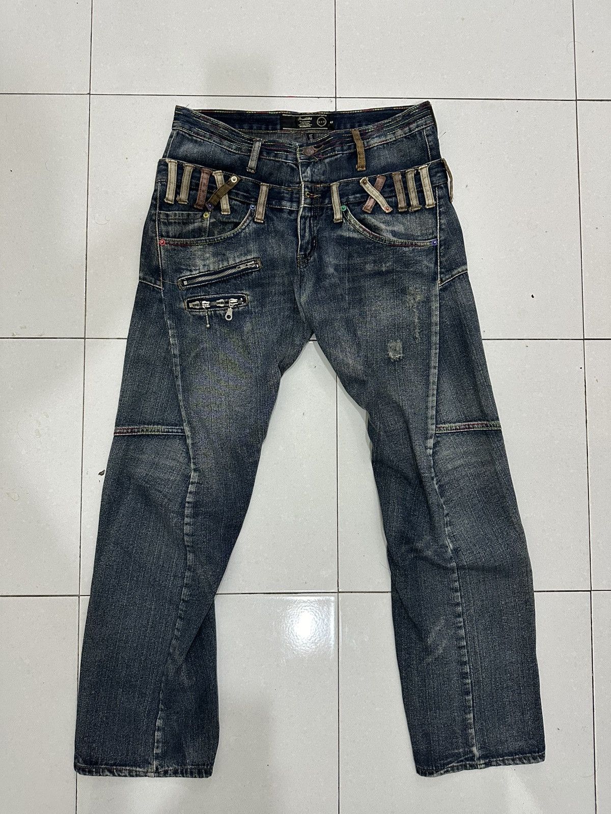 Japanese Brand Breath Mint Double Waist Like Undercover Pants Size US 34 / EU 50 - 9 Thumbnail