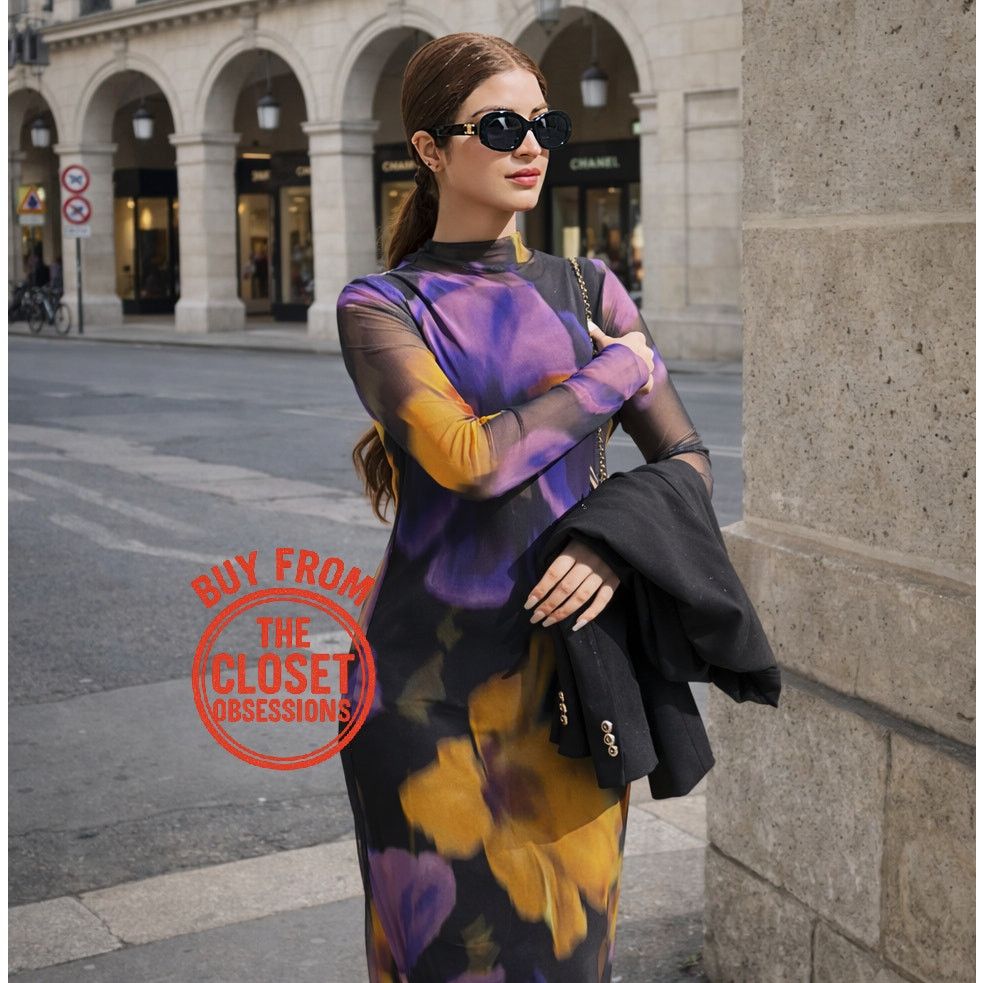 Mango MANGO Floral High Neck Maxi Dress NWT Size S / US 4 / IT 40 - 11 Thumbnail
