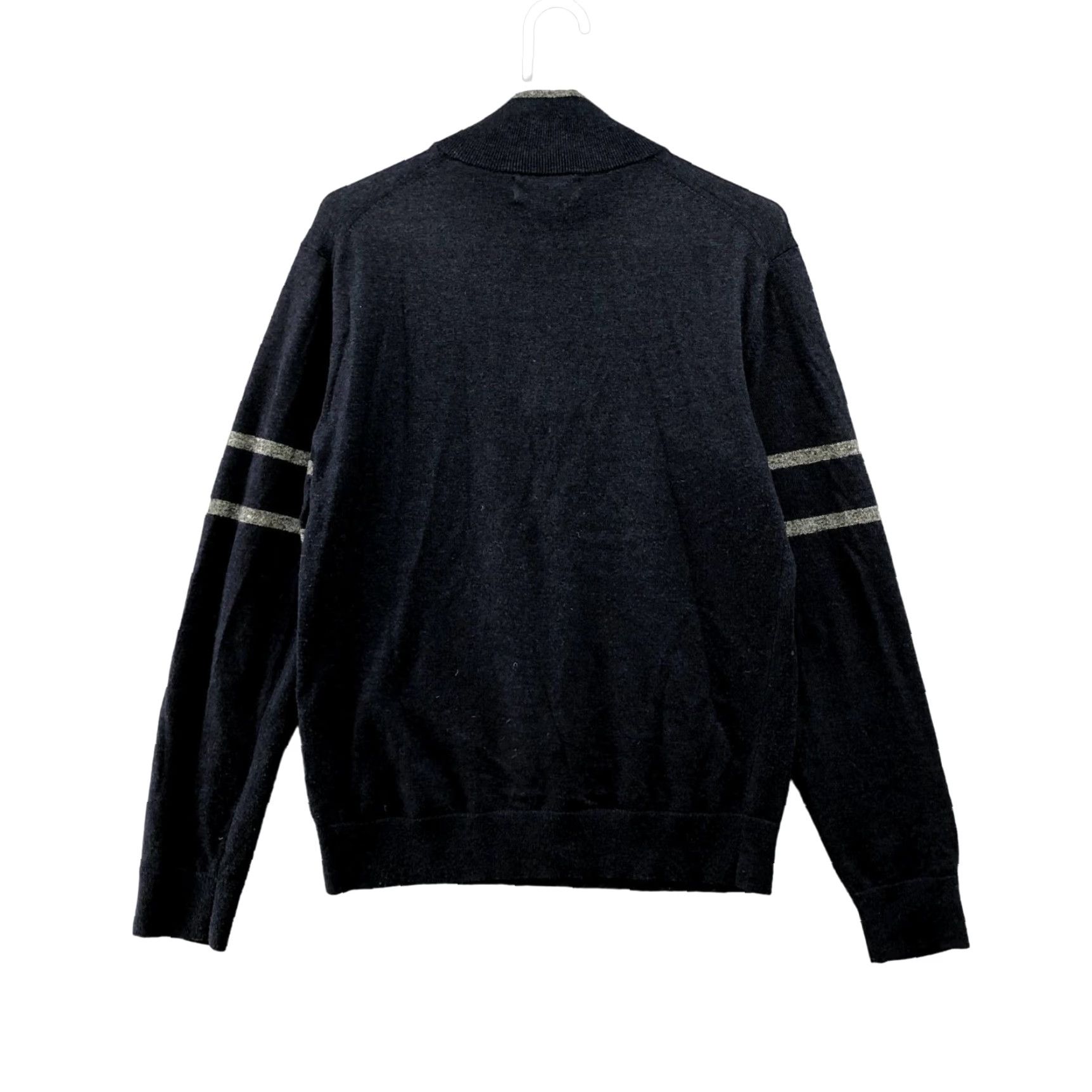 Banana Republic VINTAGE Banana Republic Men’s Sweater Pullover 1/4 Zip Long Sleeve Fall Winter Navy Blue S Eco Cotton Size US S / EU 44-46 / 1 - 2 Thumbnail