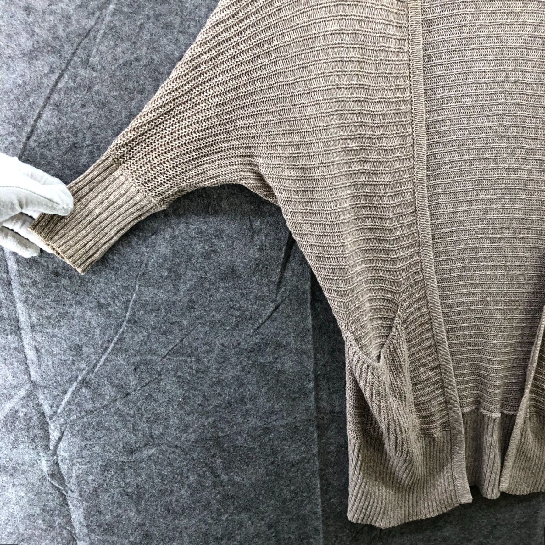American Eagle Outfitters VINTAGE American Eagle Cardigan Sweater Womens XS Longline Lightweight Ribbed Beiges Fall Spring Summer Bohemian Size XS / US 0-2 / IT 36-38 - 6 Thumbnail