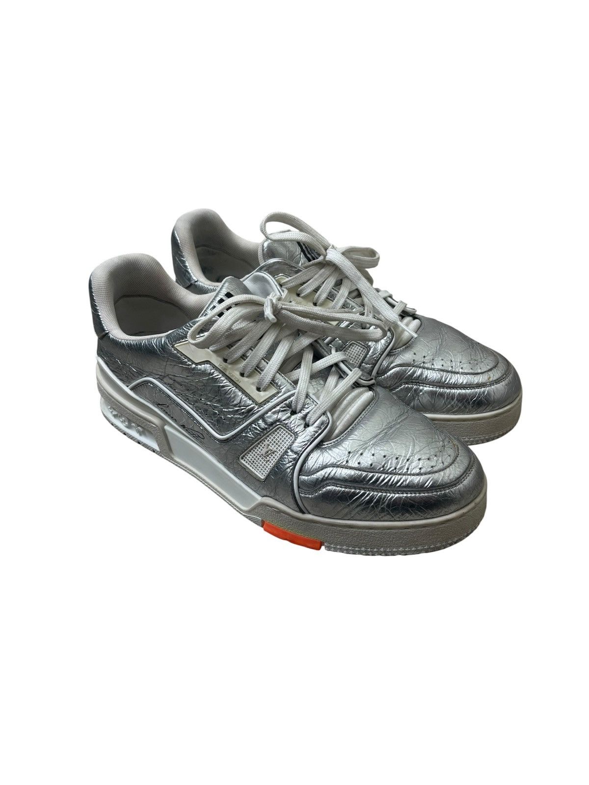 Louis Vuitton metallic trainers Size US 8 / EU 41 - 7 Thumbnail