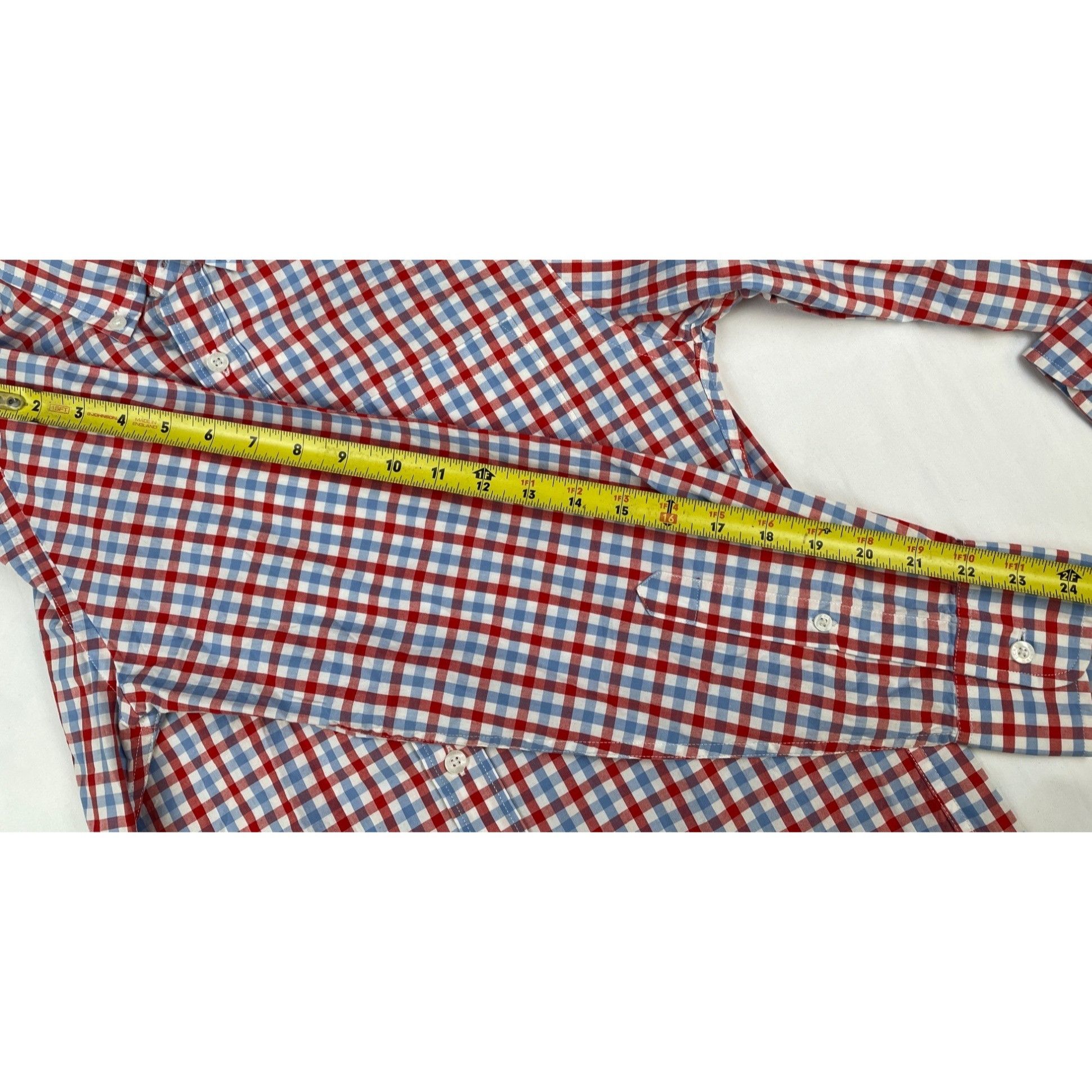 Other J Crew Men's Red/White/Blue Button up Shirt/Long Sleeves Siz Size US XS / EU 42 / 0 - 9 Thumbnail