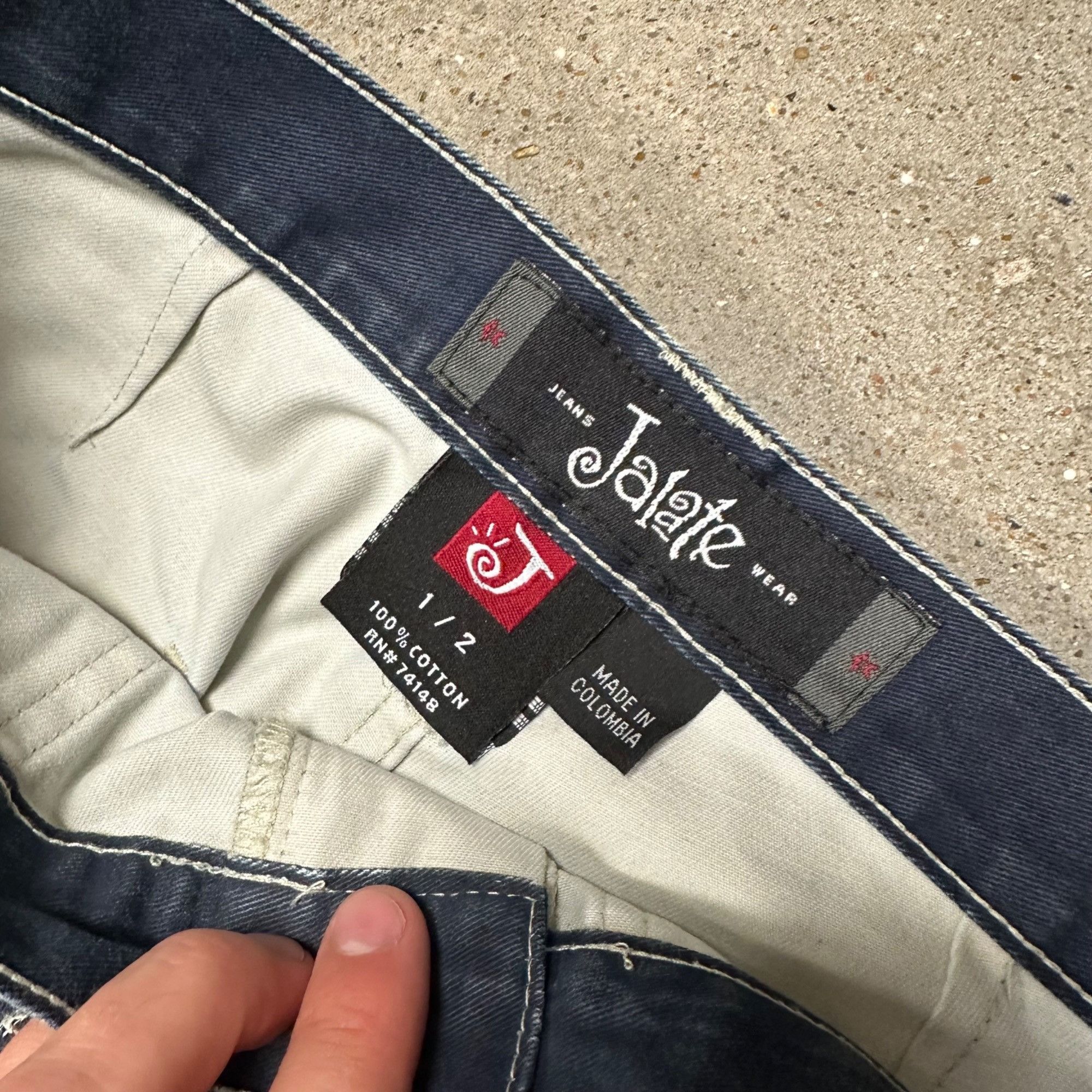 Vintage Vintage Y2K Jalate Jeans Wear Unique Cargo Capri Pants Size 30" / US 8 / IT 44 - 3 Thumbnail