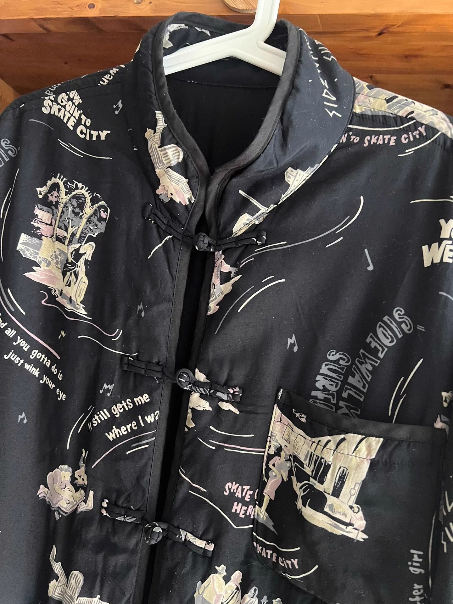 Porter Classic Porter Classic Black Hawaiian Shirt Thin Quilted Lining M Size US M / EU 48-50 / 2 - 9 Thumbnail