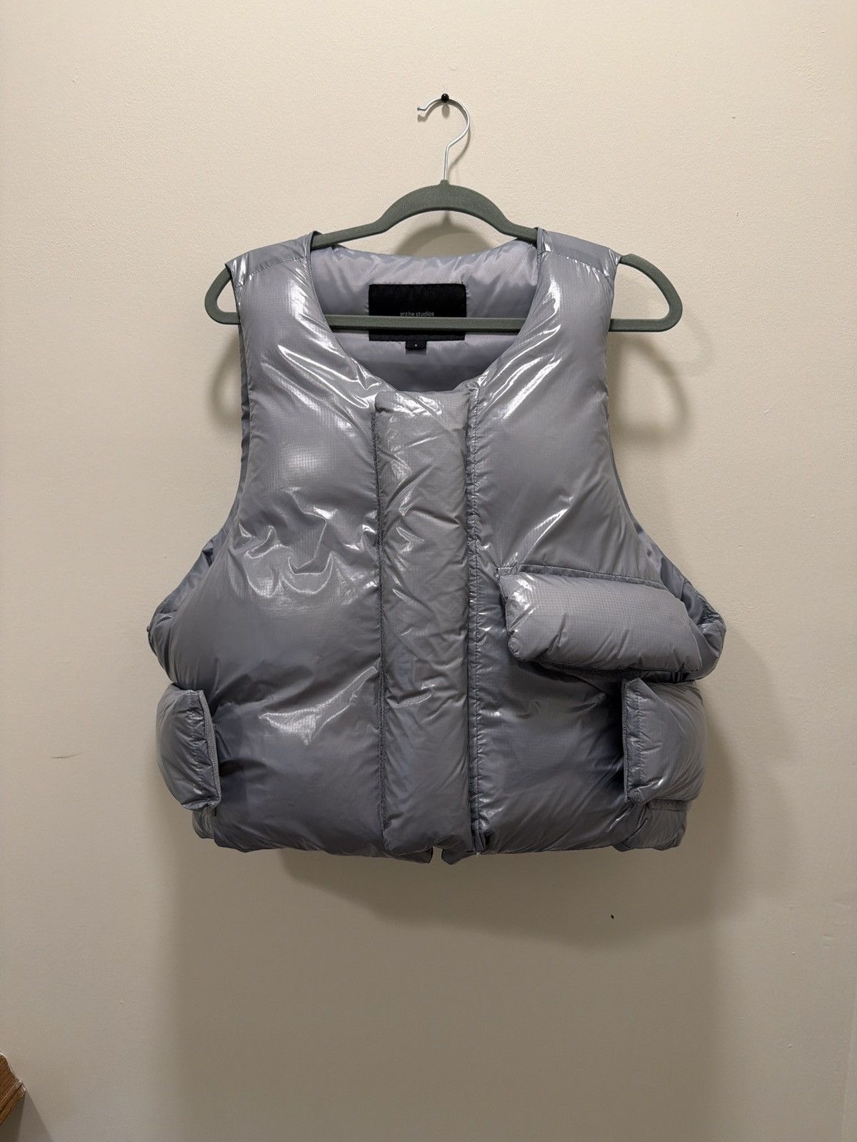 Entire Studios Entire Studios Gray Pillow Down Vest Size US S / EU 44-46 / 1 - 1 Thumbnail