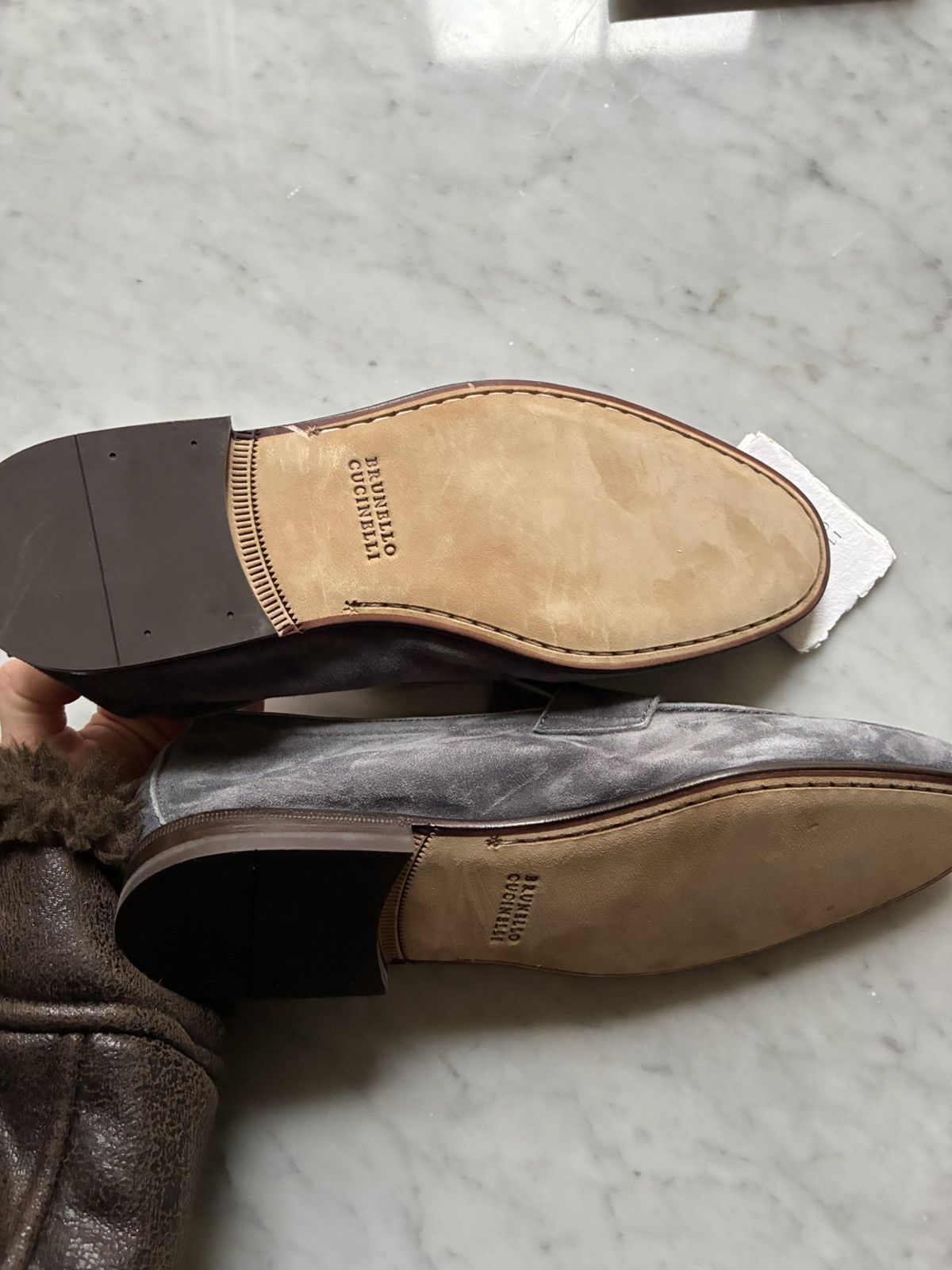 Brunello Cucinelli Brunello Cucinelli Suede Loafers Size US 7 / EU 40 - 5 Thumbnail