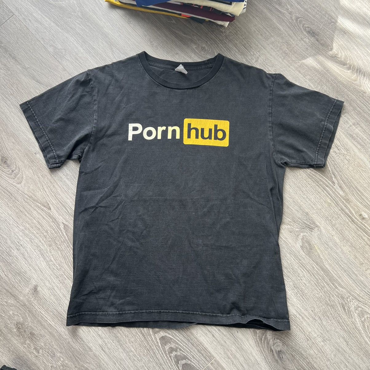 Vintage Vintage Pornhub Logo T shirt Size US L / EU 52-54 / 3 - 3 Thumbnail