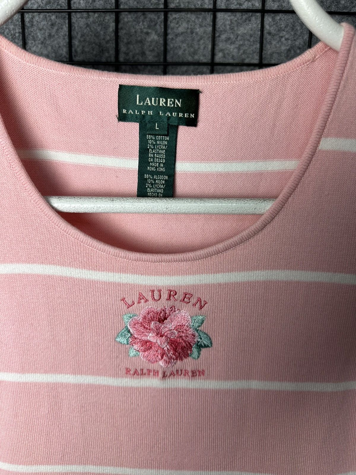 Ralph Lauren Lauren Ralph Lauren Vintage Embroidered Tank Top Size L Size L / US 10 / IT 46 - 2 Thumbnail