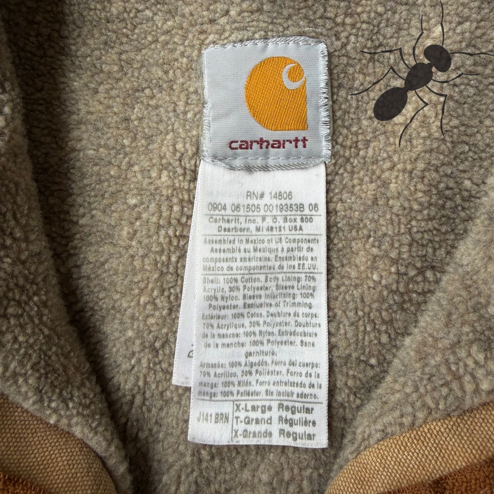 Carhartt × Vintage Carhartt J141 brown Sierra work wear jacket Size US XL / EU 56 / 4 - 5 Thumbnail