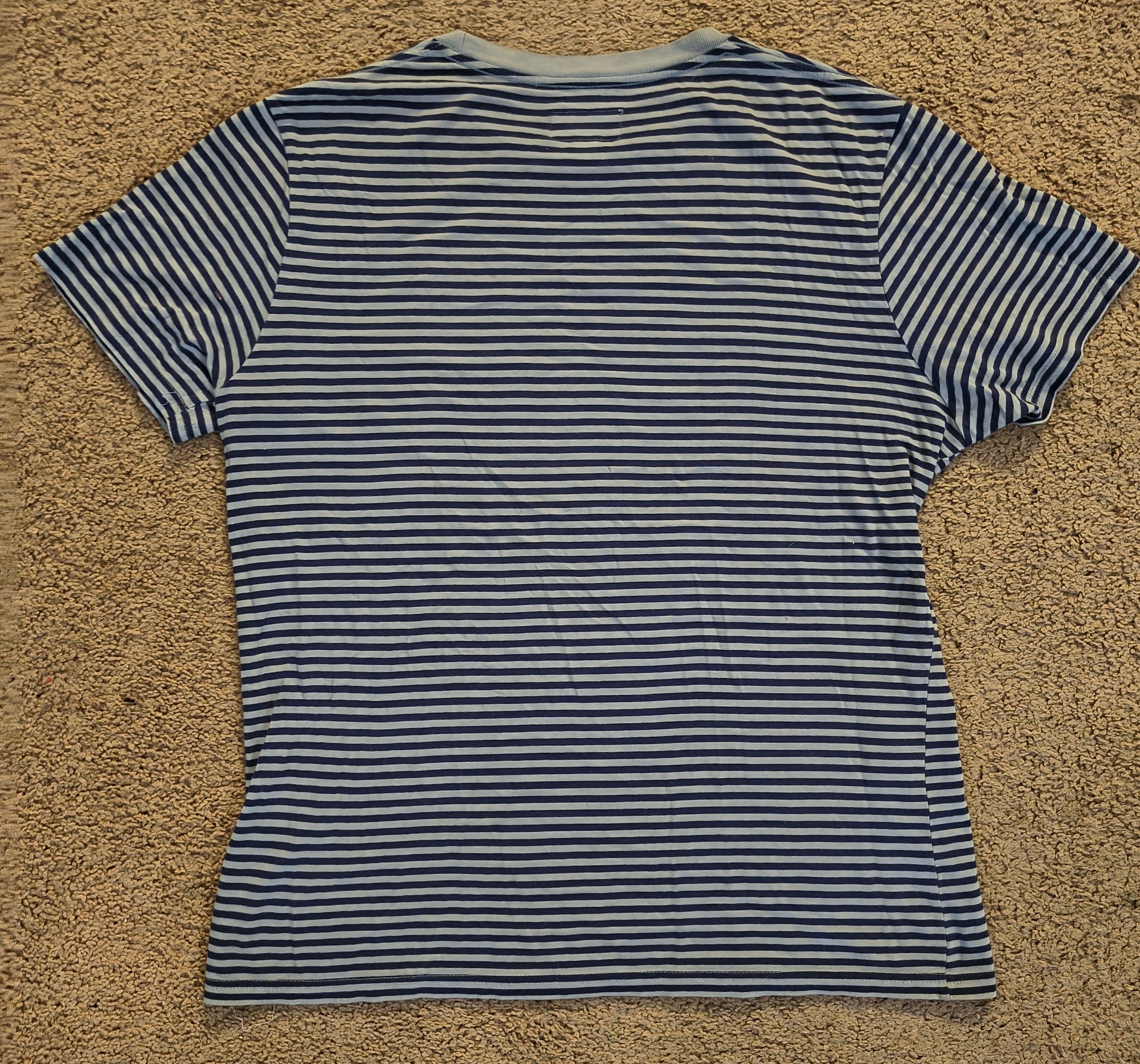 Brixton Brickson striped blue and gray shirt great condition size XL Size US L / EU 52-54 / 3 - 3 Thumbnail