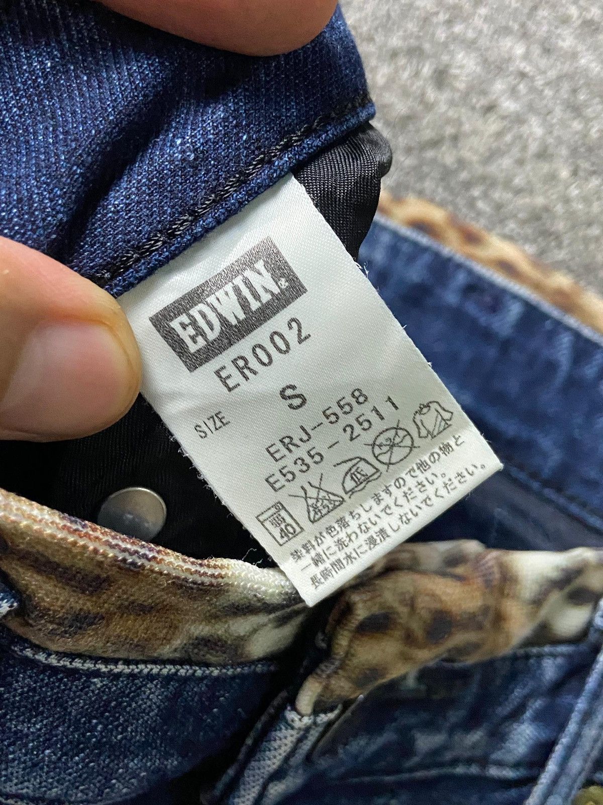 Edwin × Japanese Brand × Vintage Vintage EDWIN Slim Fit Cut Denim Jeans (132) Size US 30 / EU 46 - 3 Thumbnail