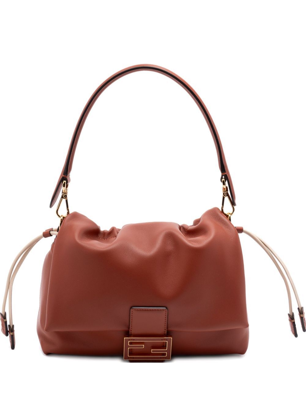 MAMMA BAGUETTE MEDIUM LEATHER SHOULDER BAG