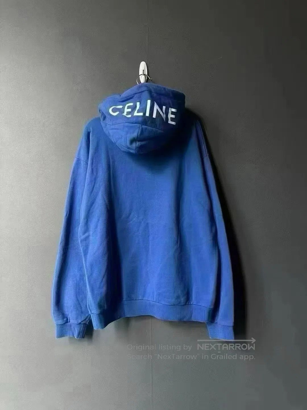 Celine CELINE Logo Embroidered Hoodie| Size US L / EU 52-54 / 3 - 2 Thumbnail