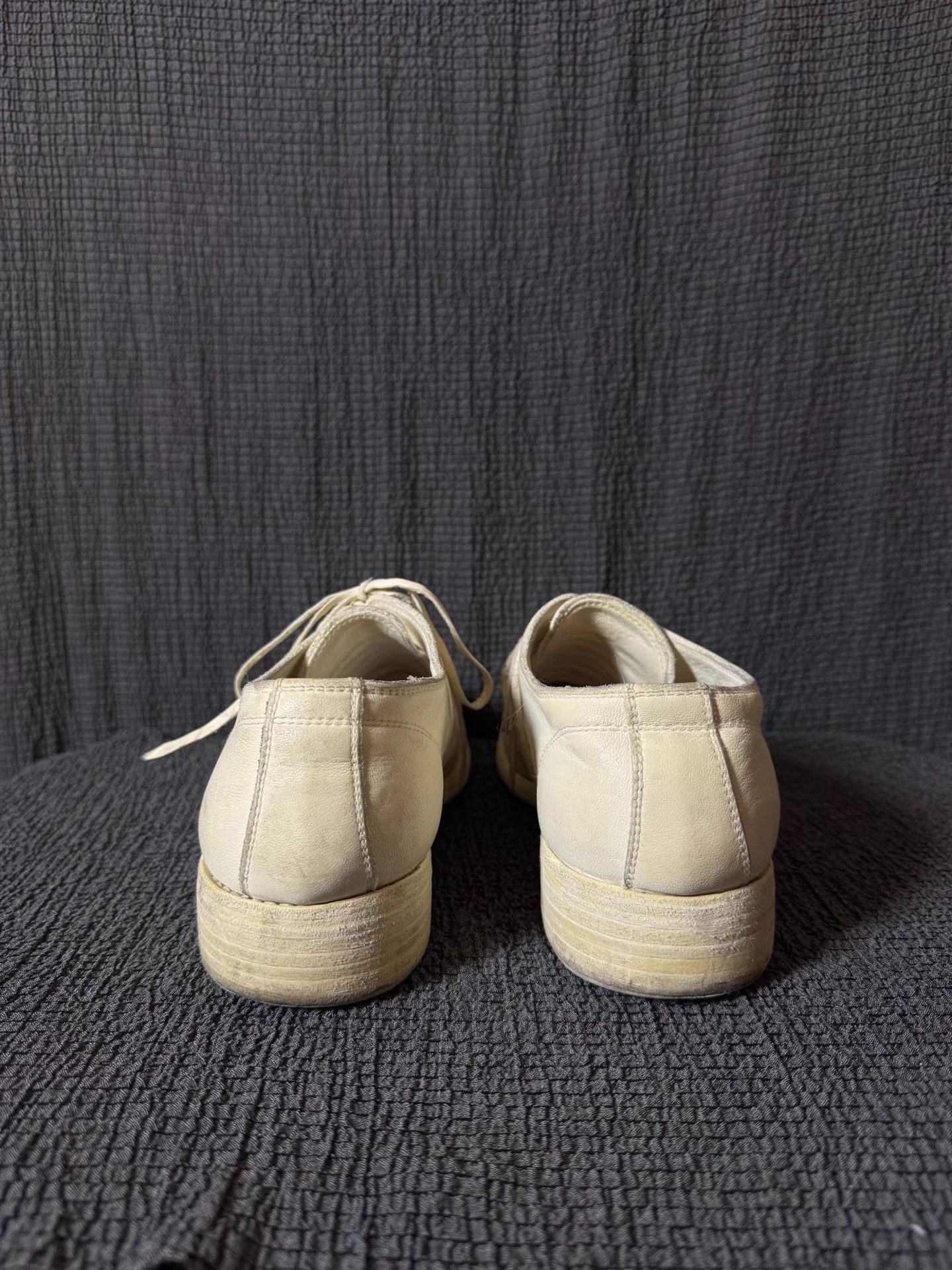 Guidi GUIDI 792 bone white low-top horsehide derby shoes Size US 9.5 / EU 42-43 - 7 Thumbnail