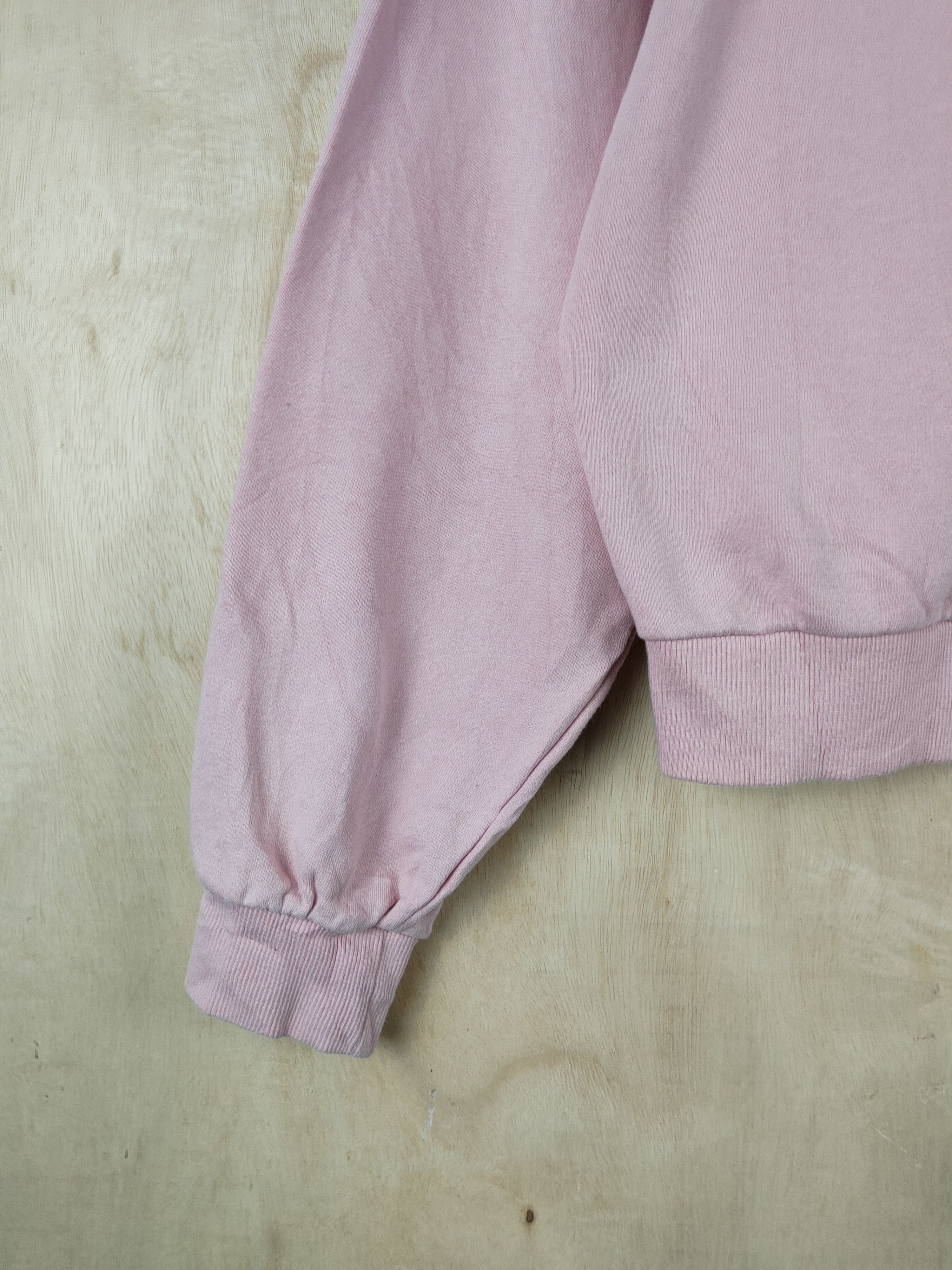 Japanese Brand Mememi Pink vintage Sweatshirts #S2569 Size L / US 10 / IT 46 - 4 Thumbnail