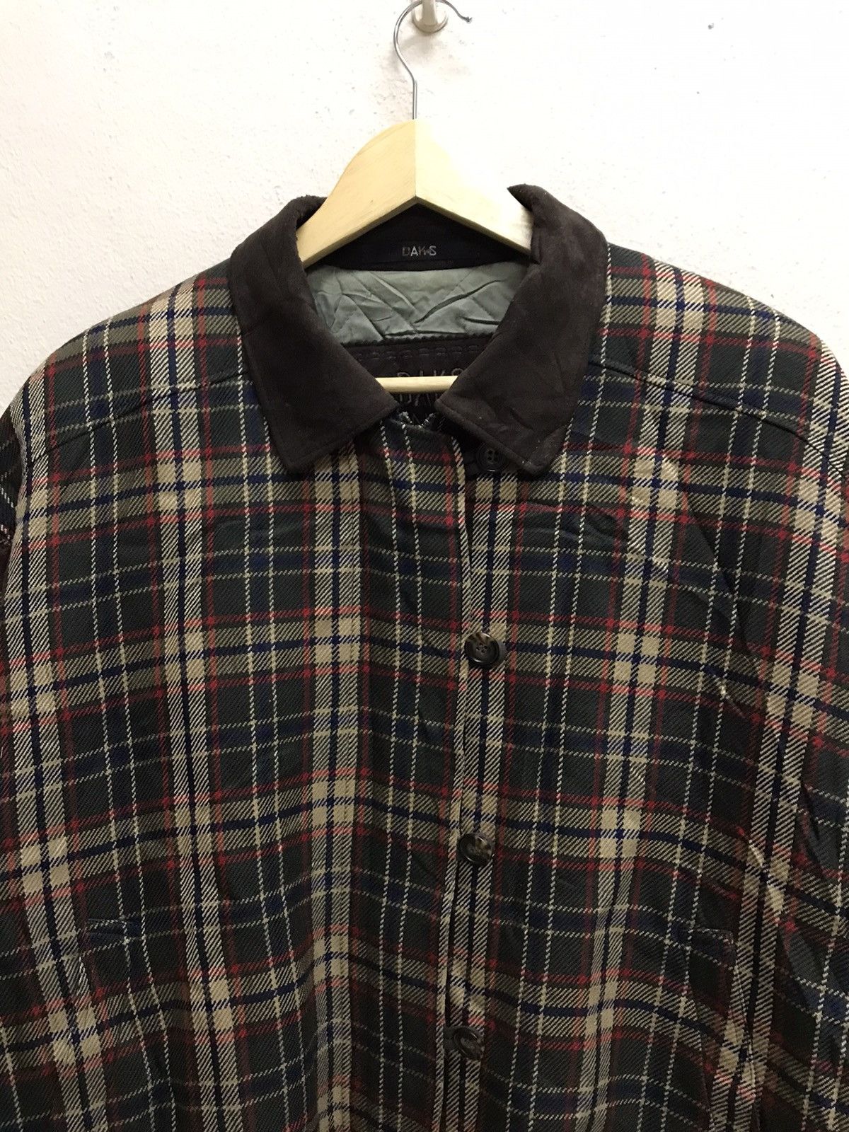 DAKS Vintage Daks London Plaid Flanel Jacket Size US L / EU 52-54 / 3 - 4 Thumbnail