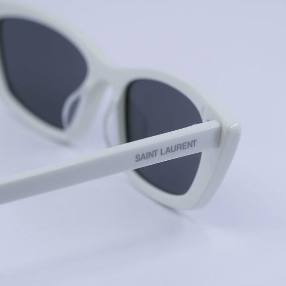 Saint Laurent Paris 🕶️ New Saint Laurent SL277 011 Sunglasses - White Frame Size ONE SIZE - 5 Thumbnail