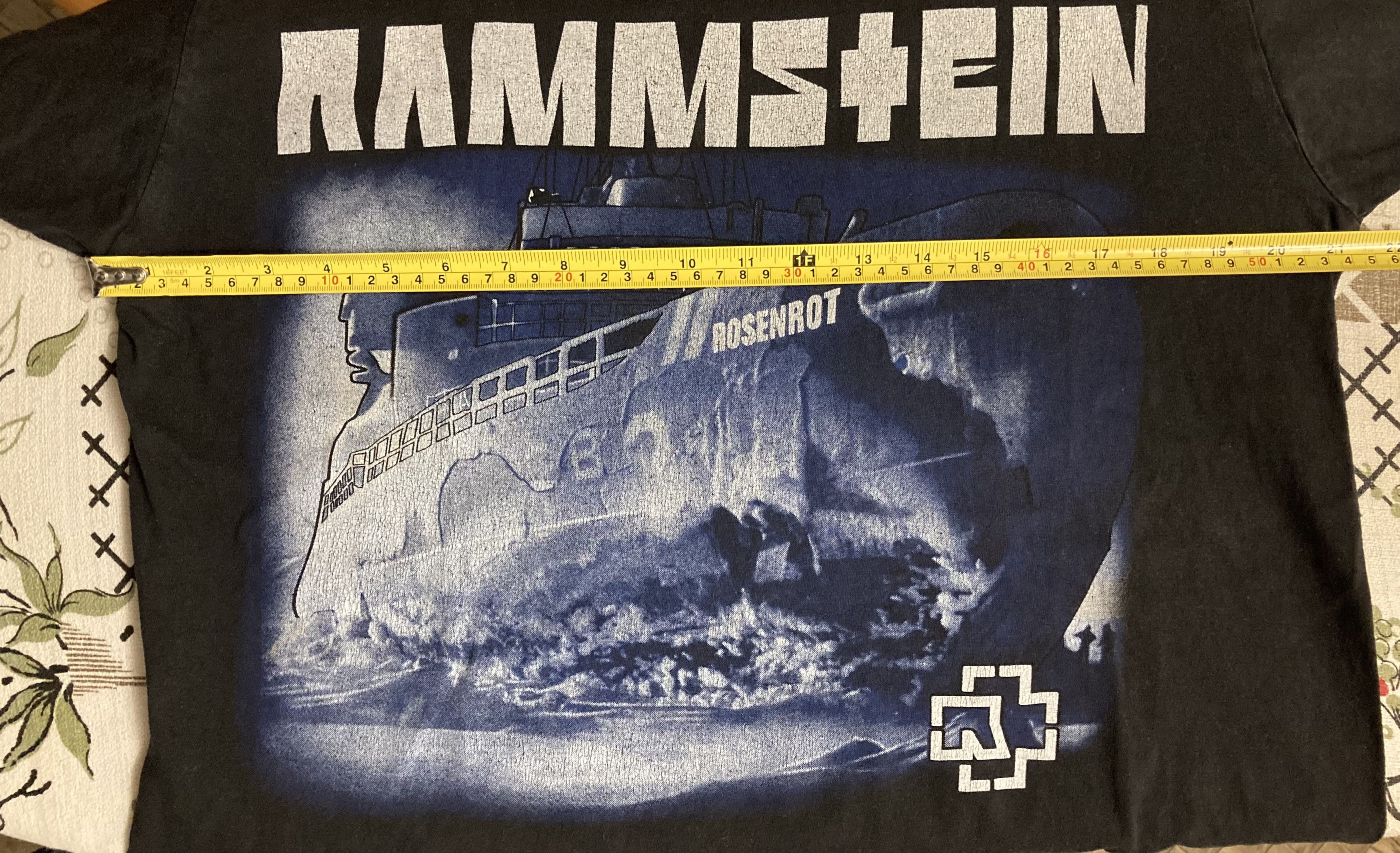 Band Tees × Vintage Vintage 2005 Rammstein Rosenrot T-Shirt Size US M / EU 48-50 / 2 - 6 Thumbnail