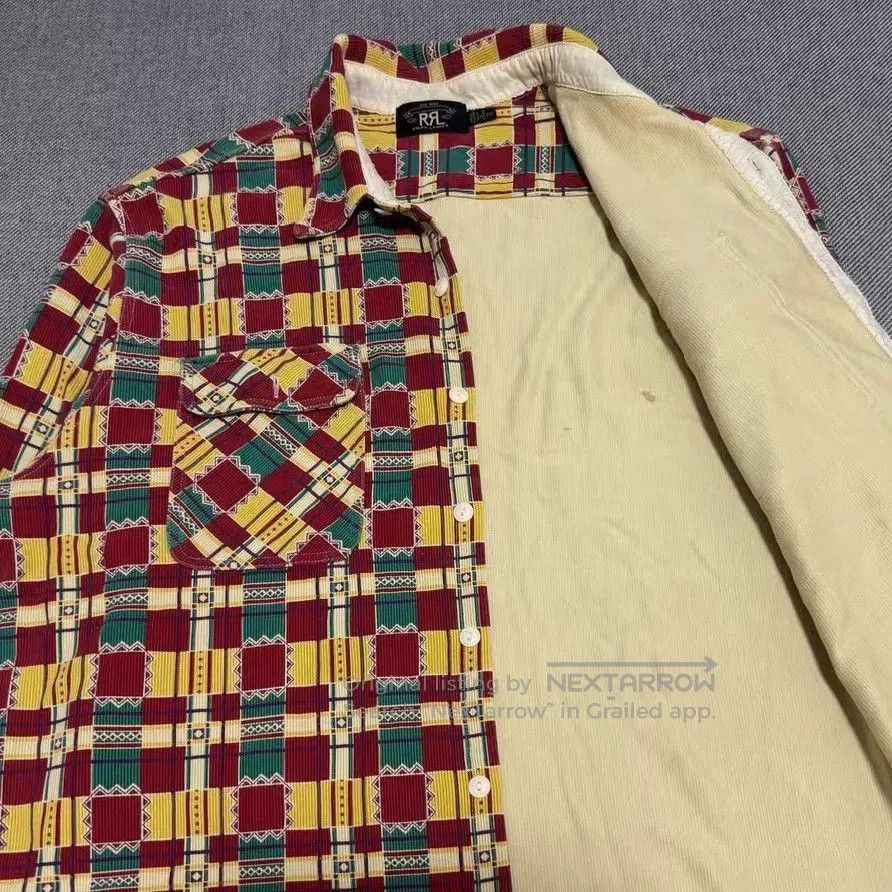 RRL Ralph Lauren RRL Double RL Corduroy Check Shirt. Size US XXL / EU 58 / 5 - 5 Thumbnail