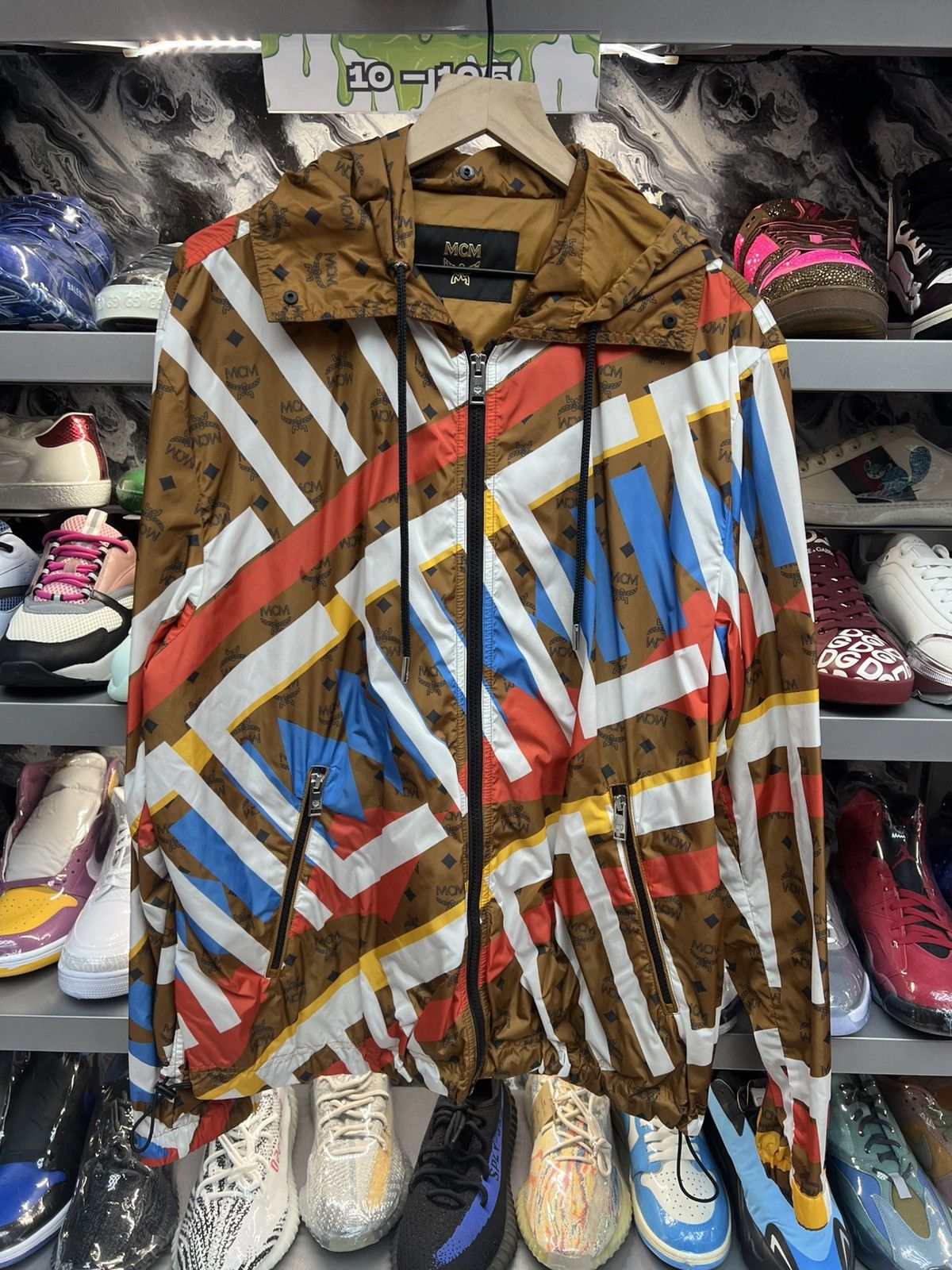 MCM MCM Cognac Windbreaker Hoodie Size US L / EU 52-54 / 3 - 1 Thumbnail