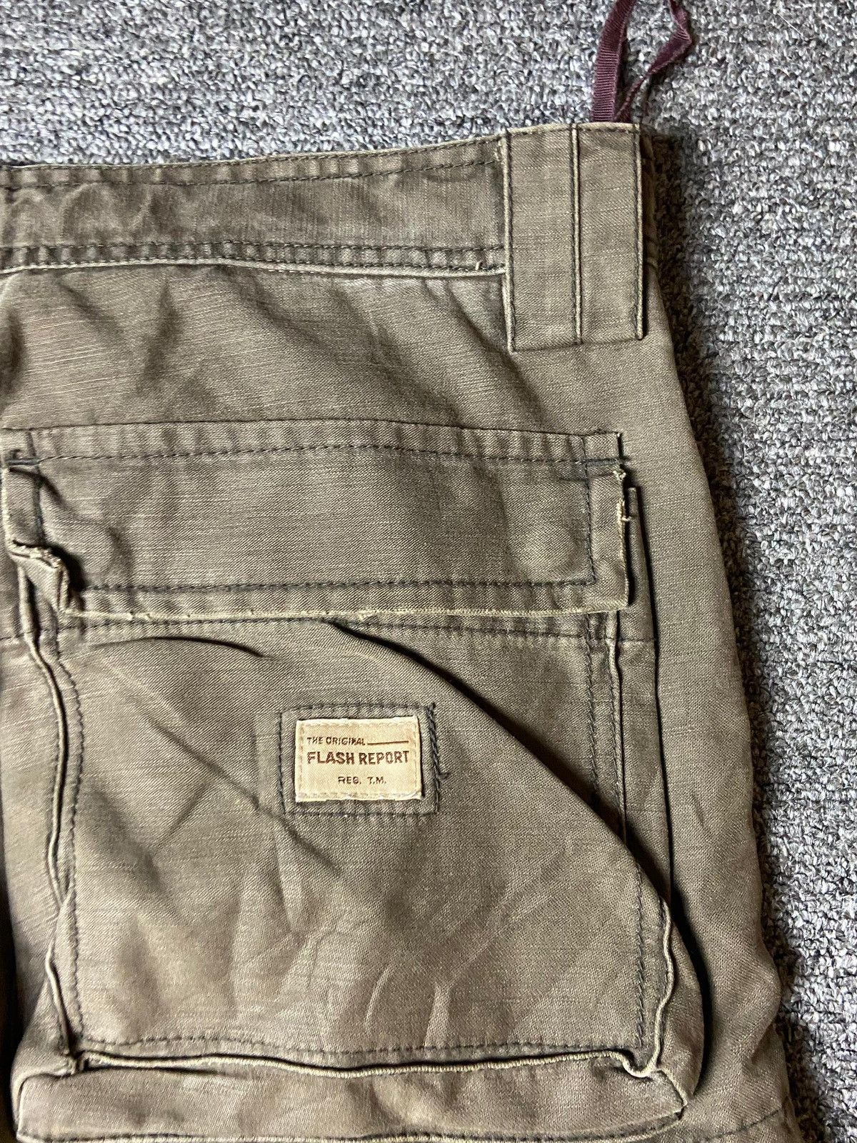 Japanese Brand Flash Report Tactical Cargo Multipocket Pants (147) Size US 33 - 3 Thumbnail