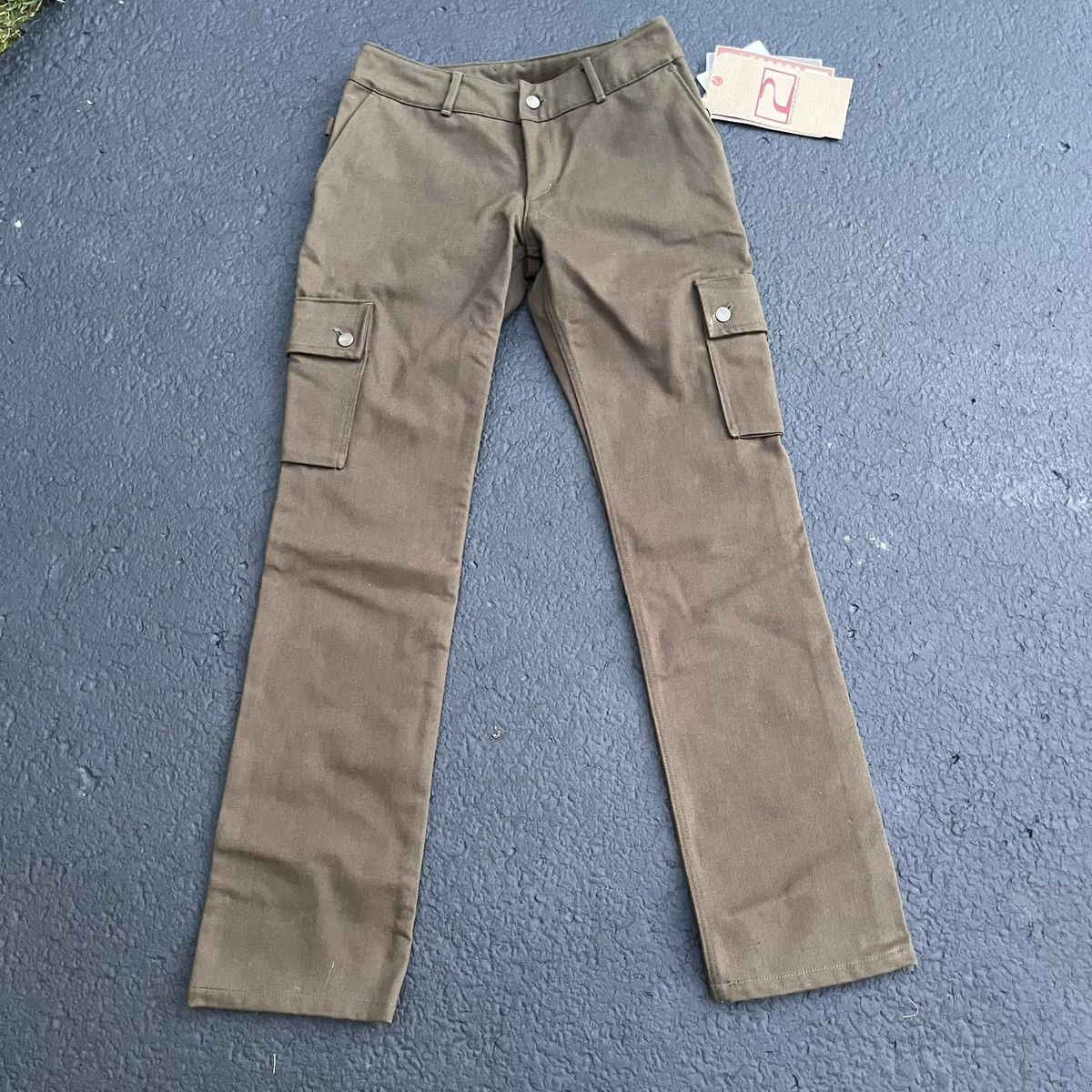 image of Archival Clothing x Beauty Beast Deadstock 90's Beauty:beast “Also” Cargo Pants Size 30 NWT in Gree