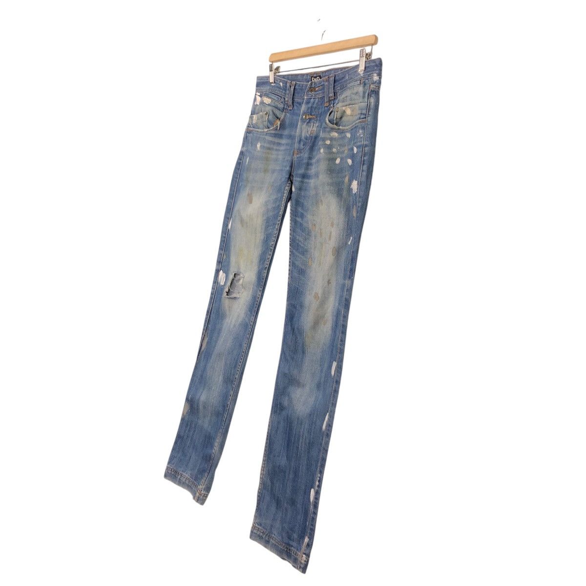 Dolce & Gabbana 📌Vintage Distressed Denim Jeans D&G Made in Italy Size US 34 / EU 50 - 3 Thumbnail