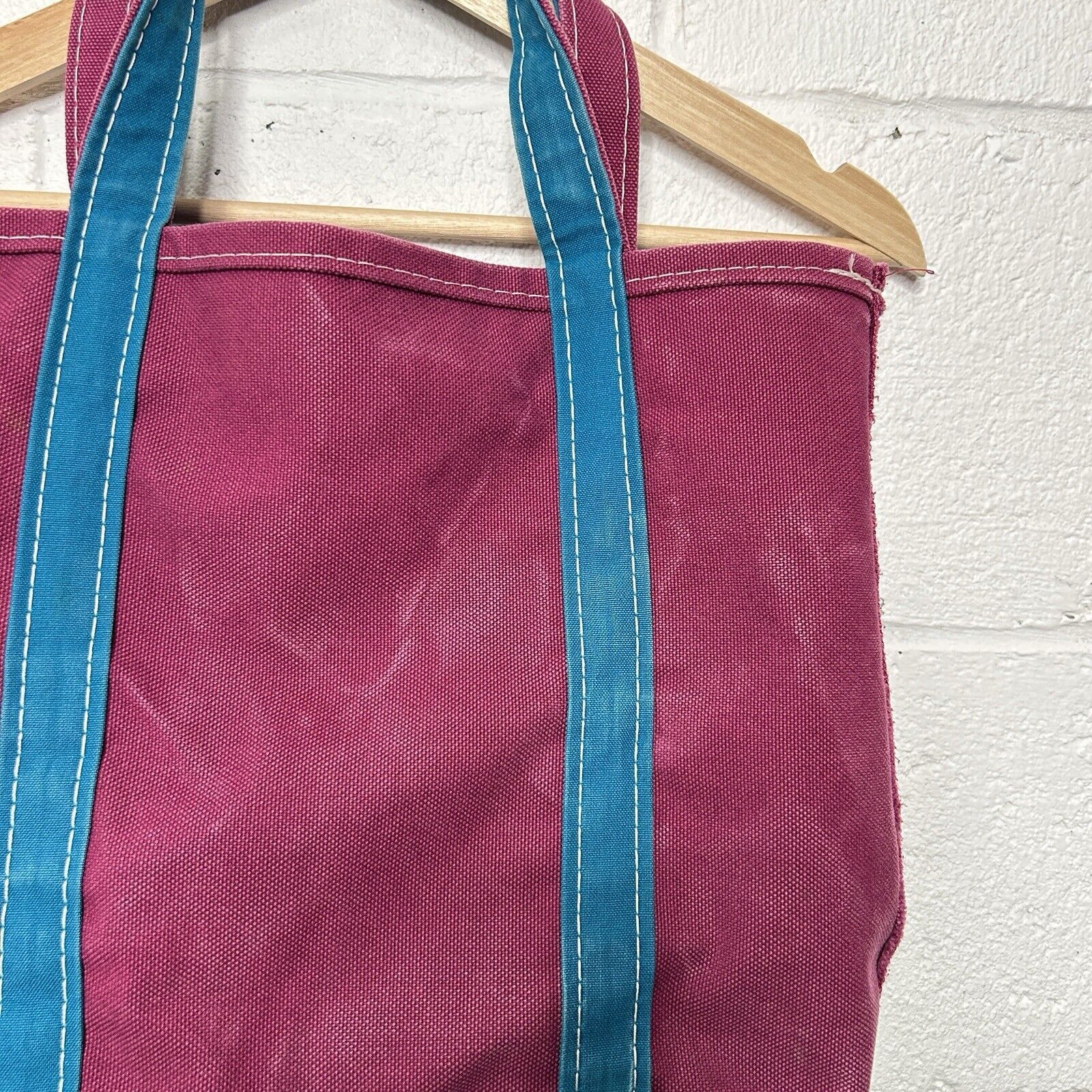 L.L. Bean Vintage L.L. Bean Two-Tone Boat And Tote “Magenta & Teal” Size ONE SIZE - 3 Thumbnail
