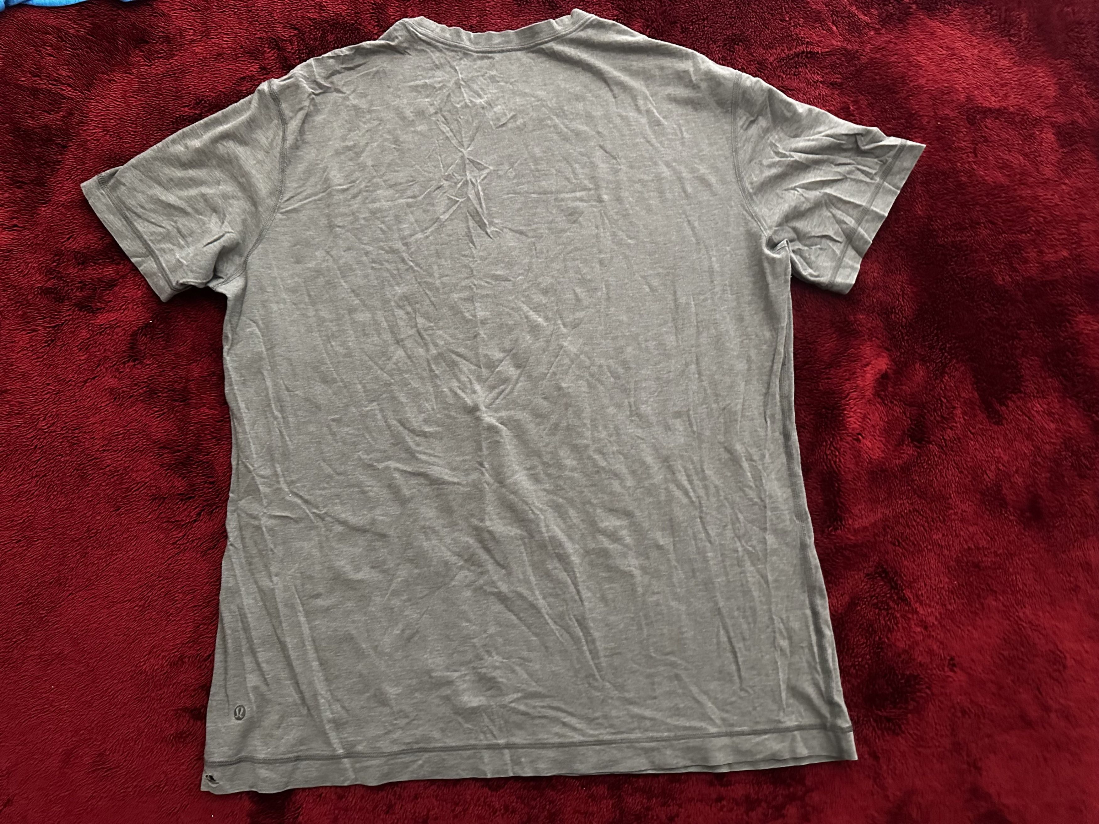 Lululemon Lululemon 5 Year Basic Olive T Shirt Size US XL / EU 56 / 4 - 2 Thumbnail
